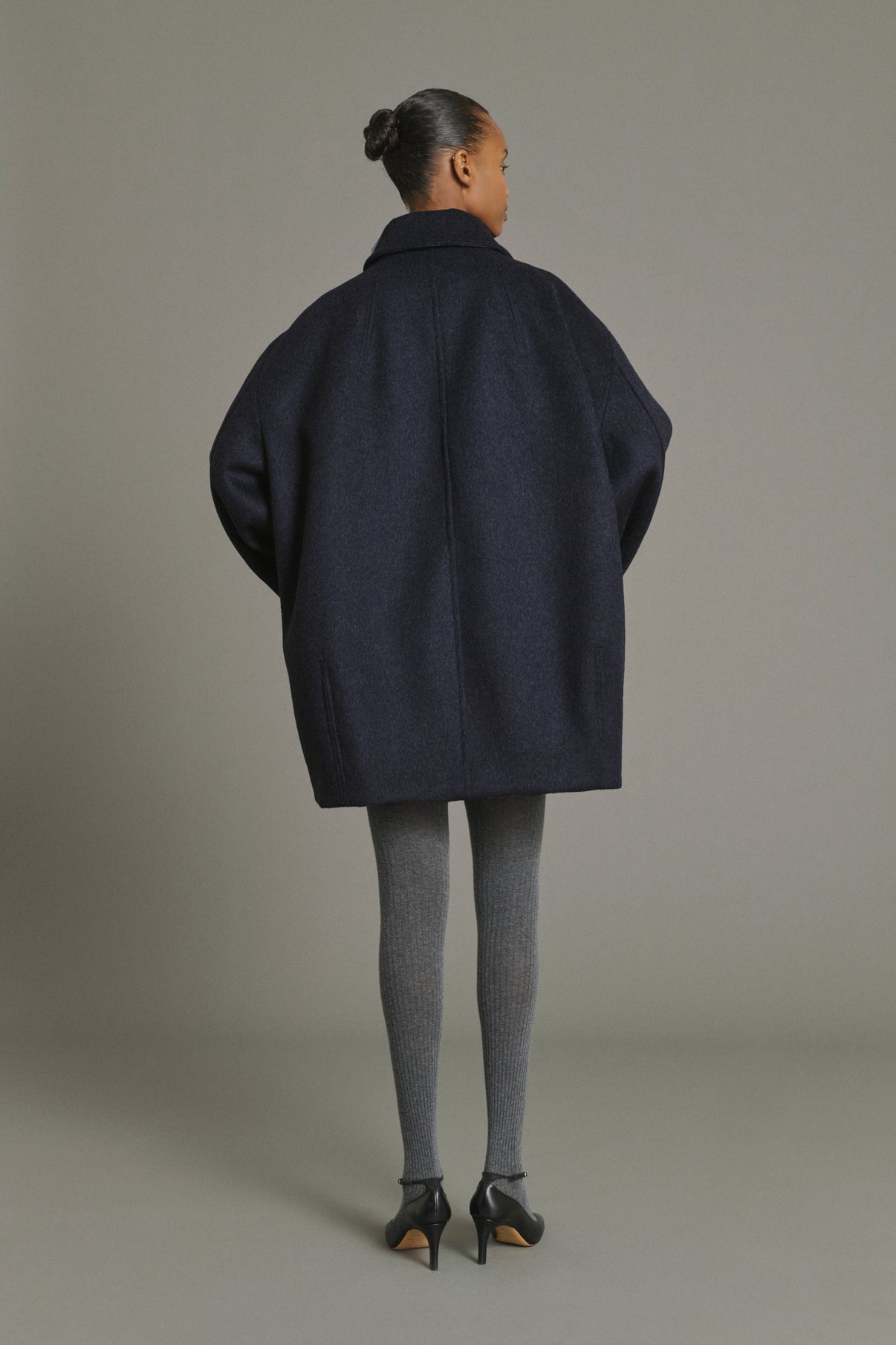 Mantel Kasper – Dark Navy – Wolle – Damen vue 5