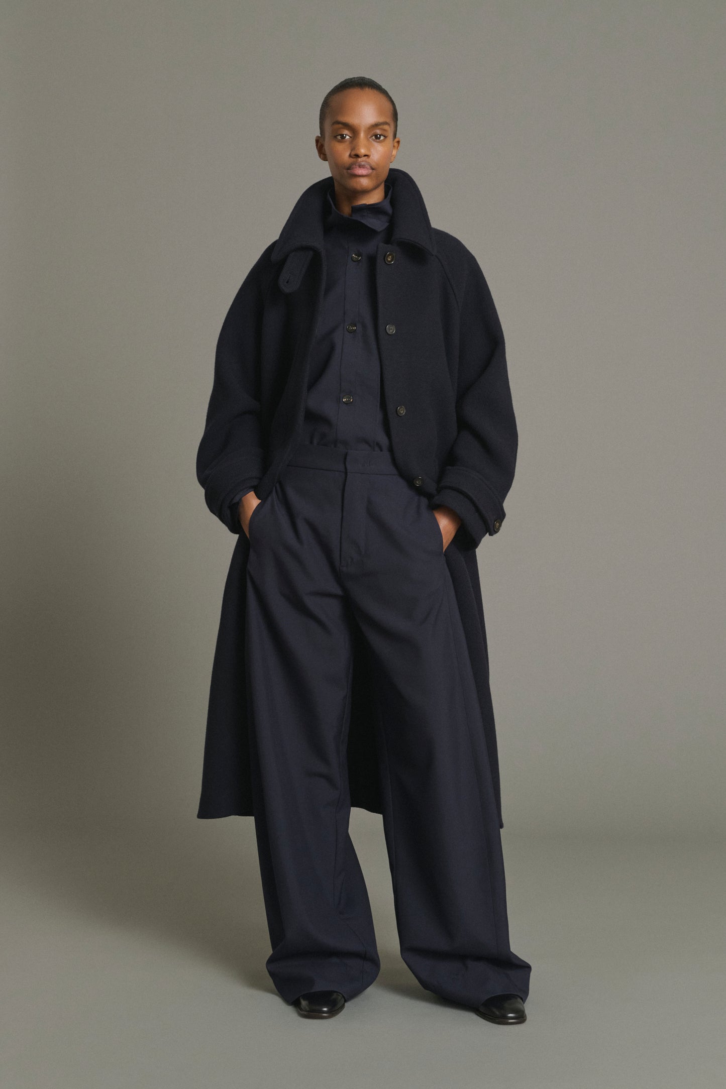 Manteau Berlin - Navy - Laine - Femme