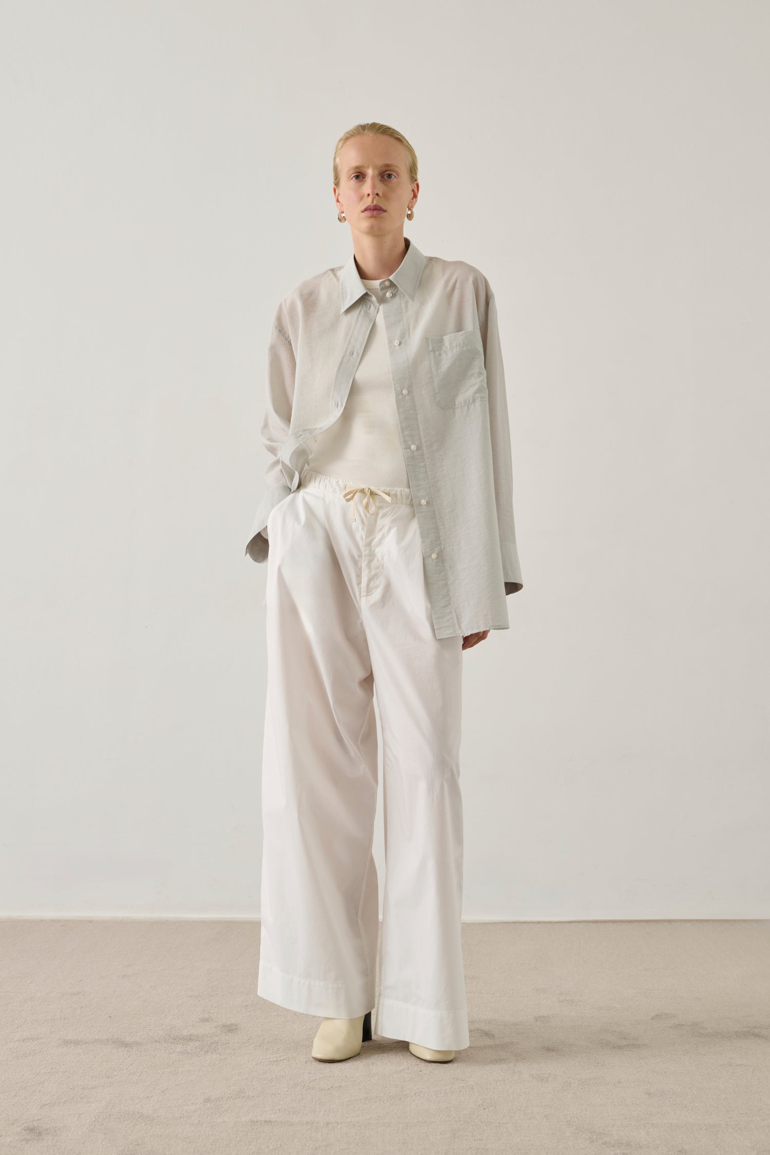 Hemd Francesca - Hellgrau - Damen