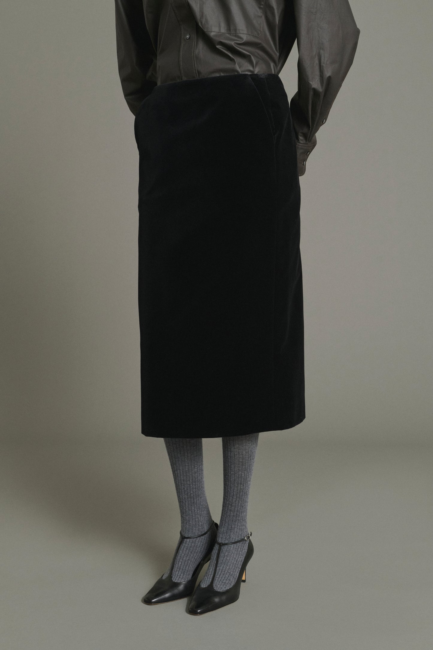 Jupe Flavia - Noir - Coton - Femme