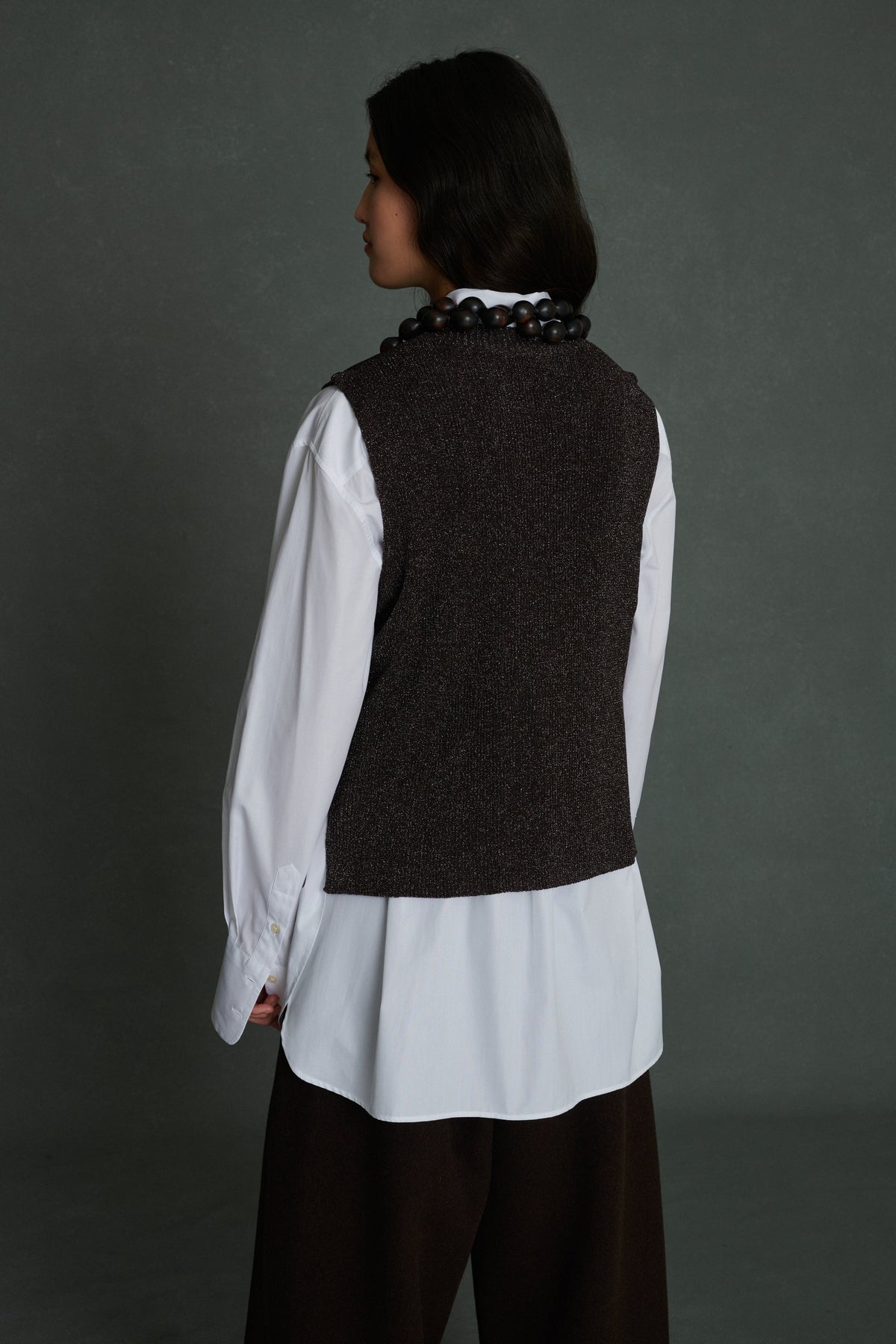 PULLOVER VIDA BRAUN/SILBER
