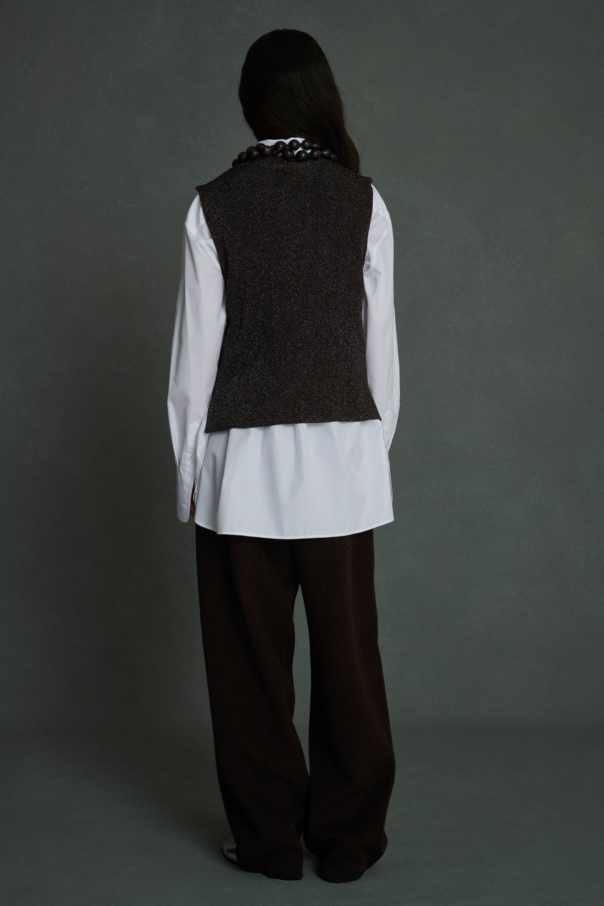 PULLOVER VIDA BRAUN/SILBER vue 4
