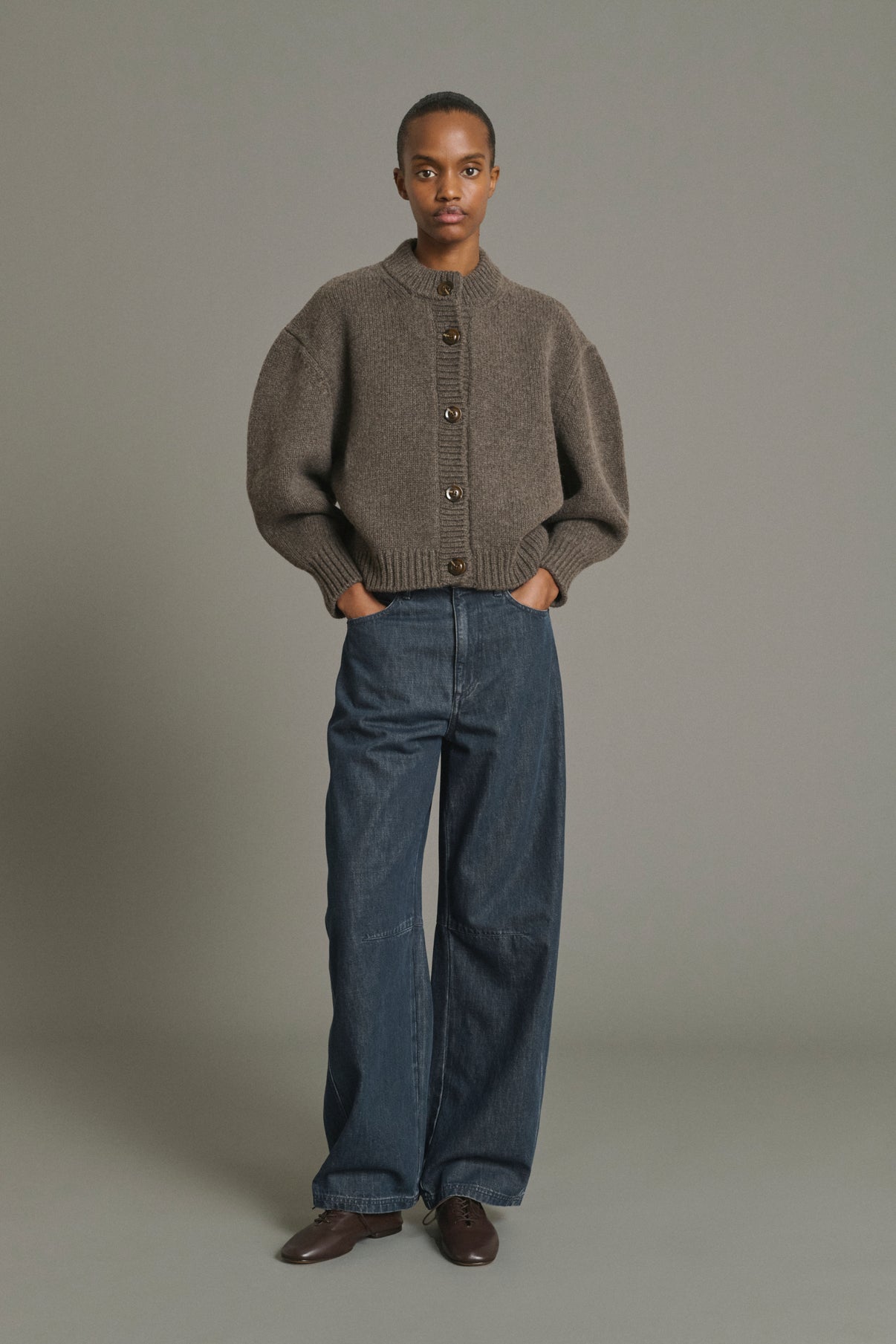 Jeans Eliott - Bleu Gris - Cotone - Donna vue 1