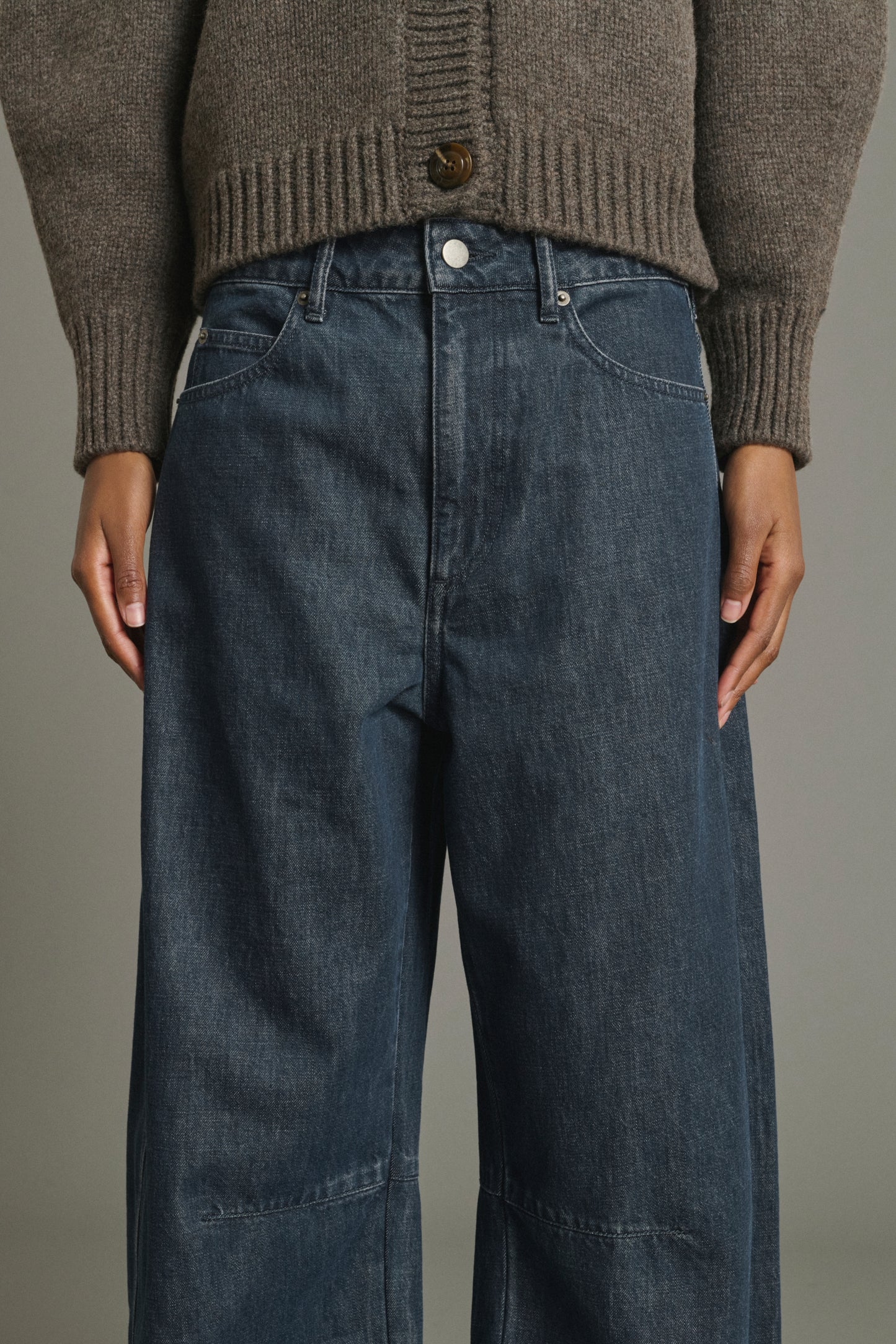 Jeans Eliott - Bleu Gris - Cotone - Donna