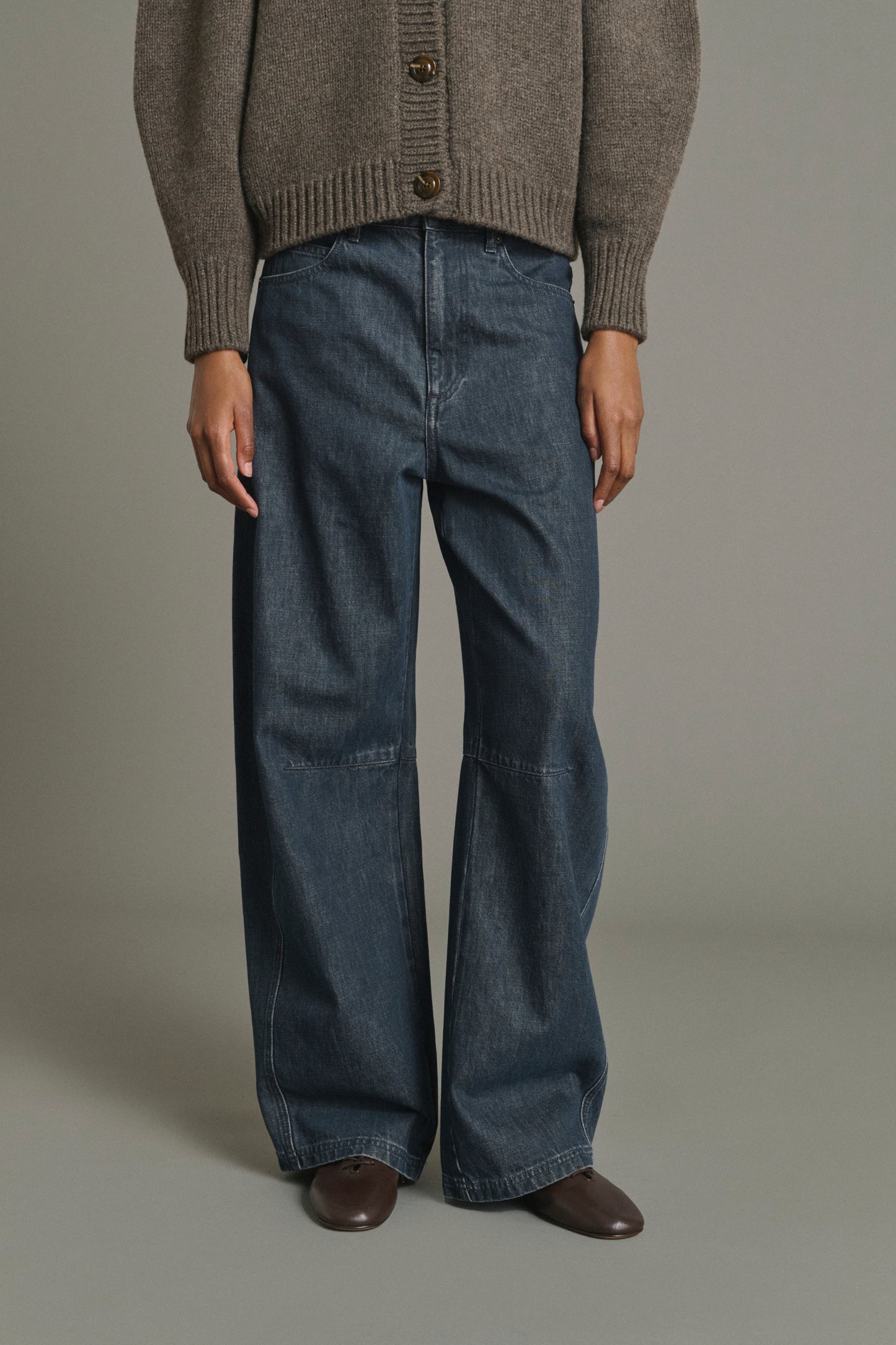 Jeans Eliott - Bleu Gris - Cotone - Donna