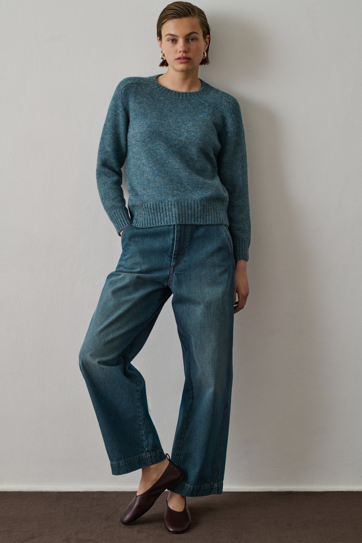 Pull Envie - Vert D'Eau - Femme vue 1