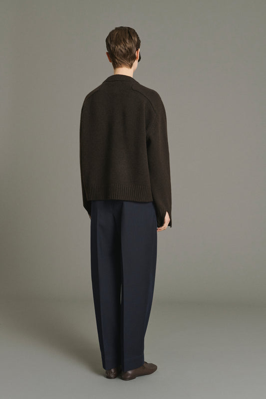 Maglione Will - Cioccolato - Lana Merino - Donna