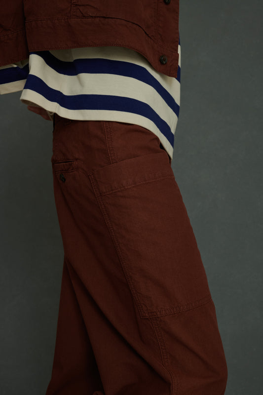 Pantalon Andorre - Terracotta - Coton - Femme