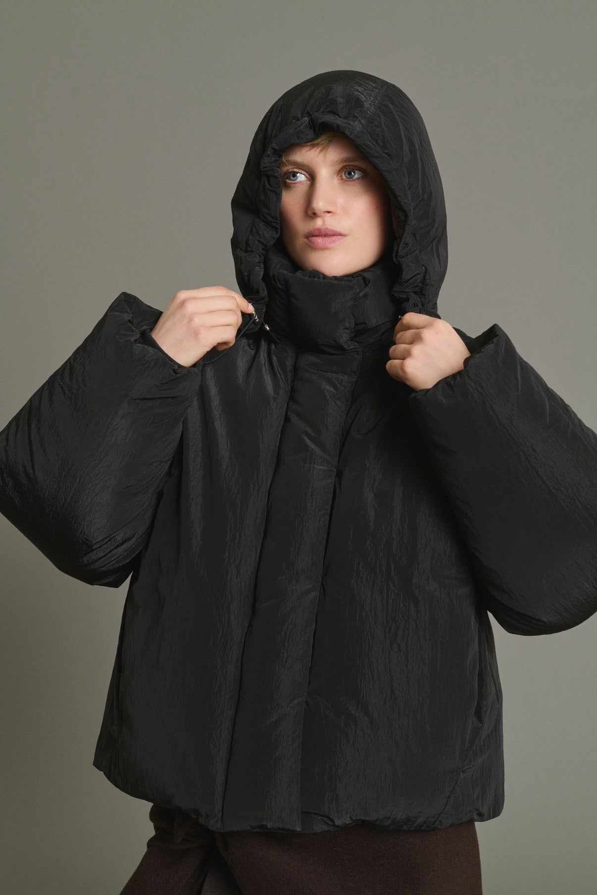 Daunenjacke Java – Schwarz – Damen vue 3