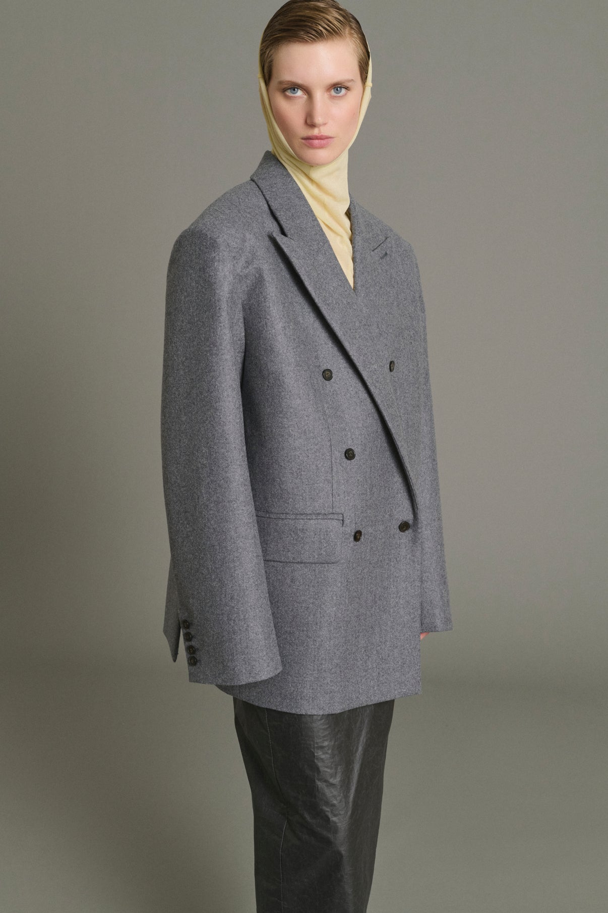 Veste Helga - Gris Chiné - Laine - Femme vue 1
