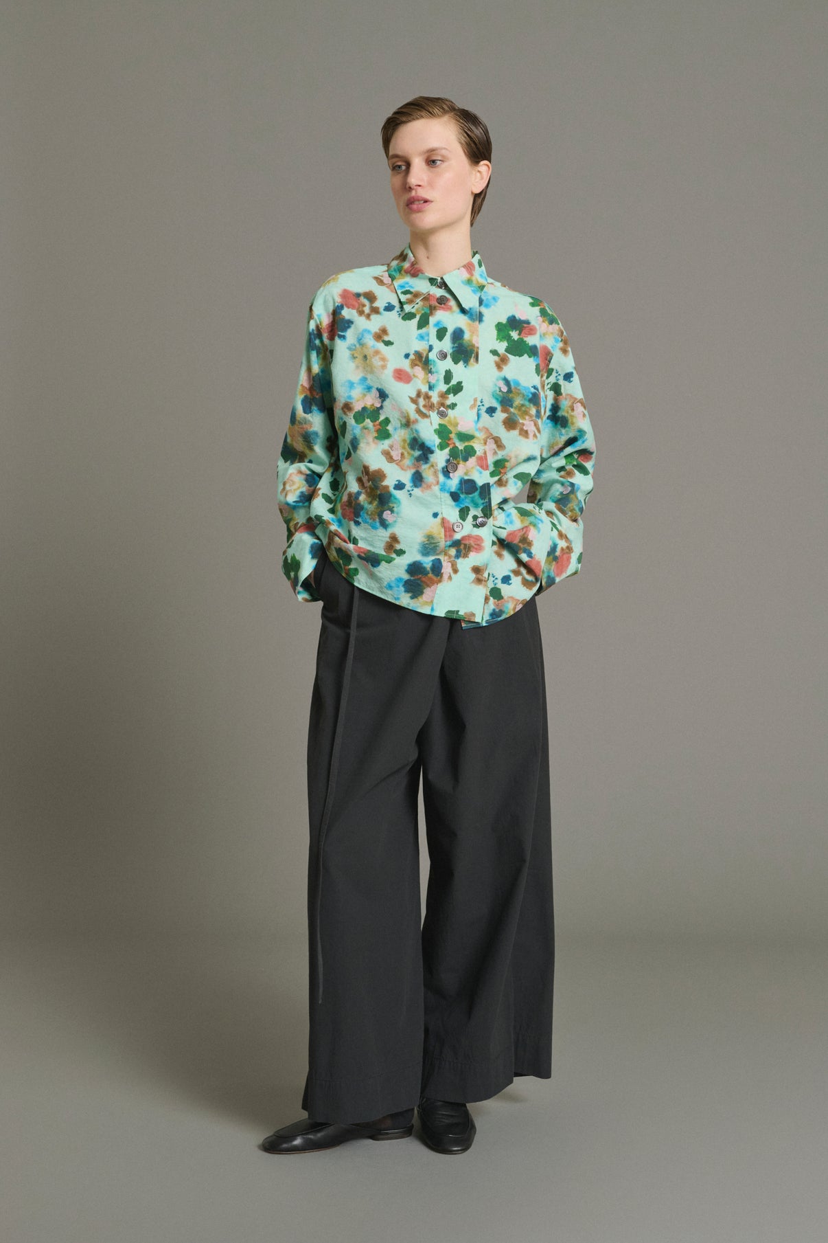 Lagos trousers - Black - Cotton - Women vue 1