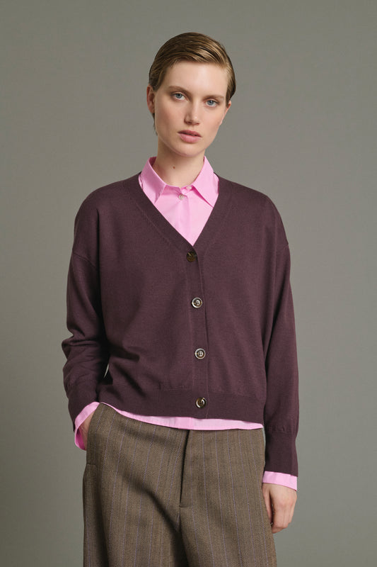 Cardigan Idem - Fico - Lana Merino - Donna
