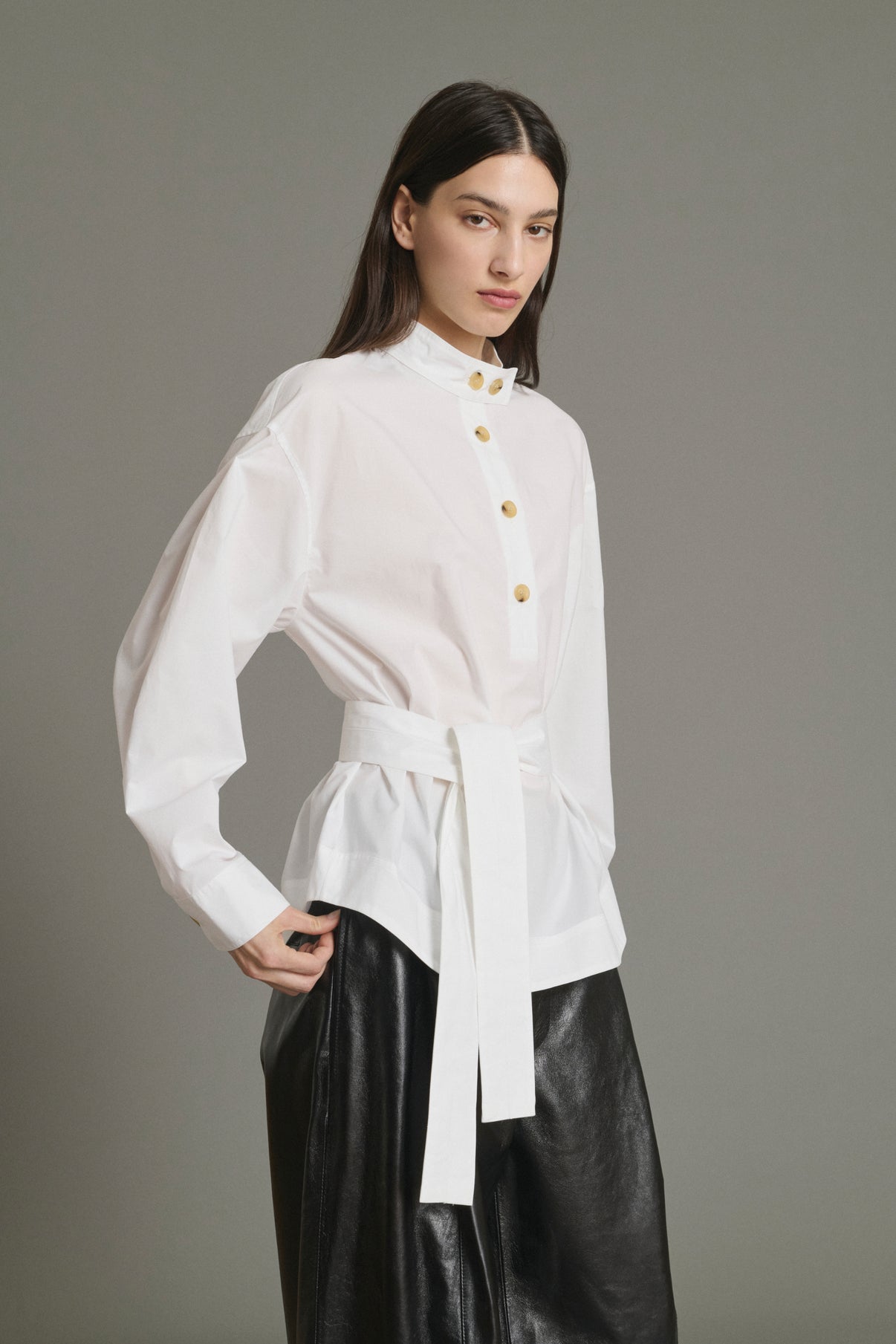 Blusa Lizzie - Bianco Sporco - Cotone - Donna vue 1