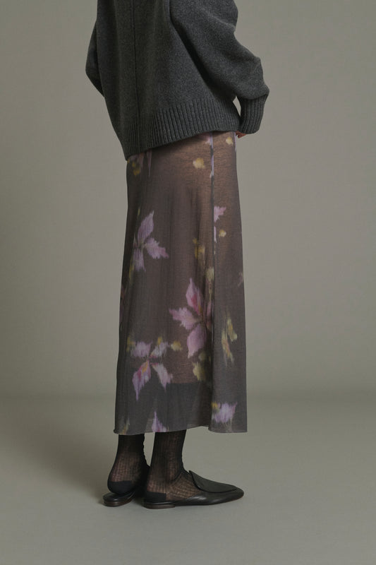 Jupe Bahia - Anthracite/Violet - Coton - Femme