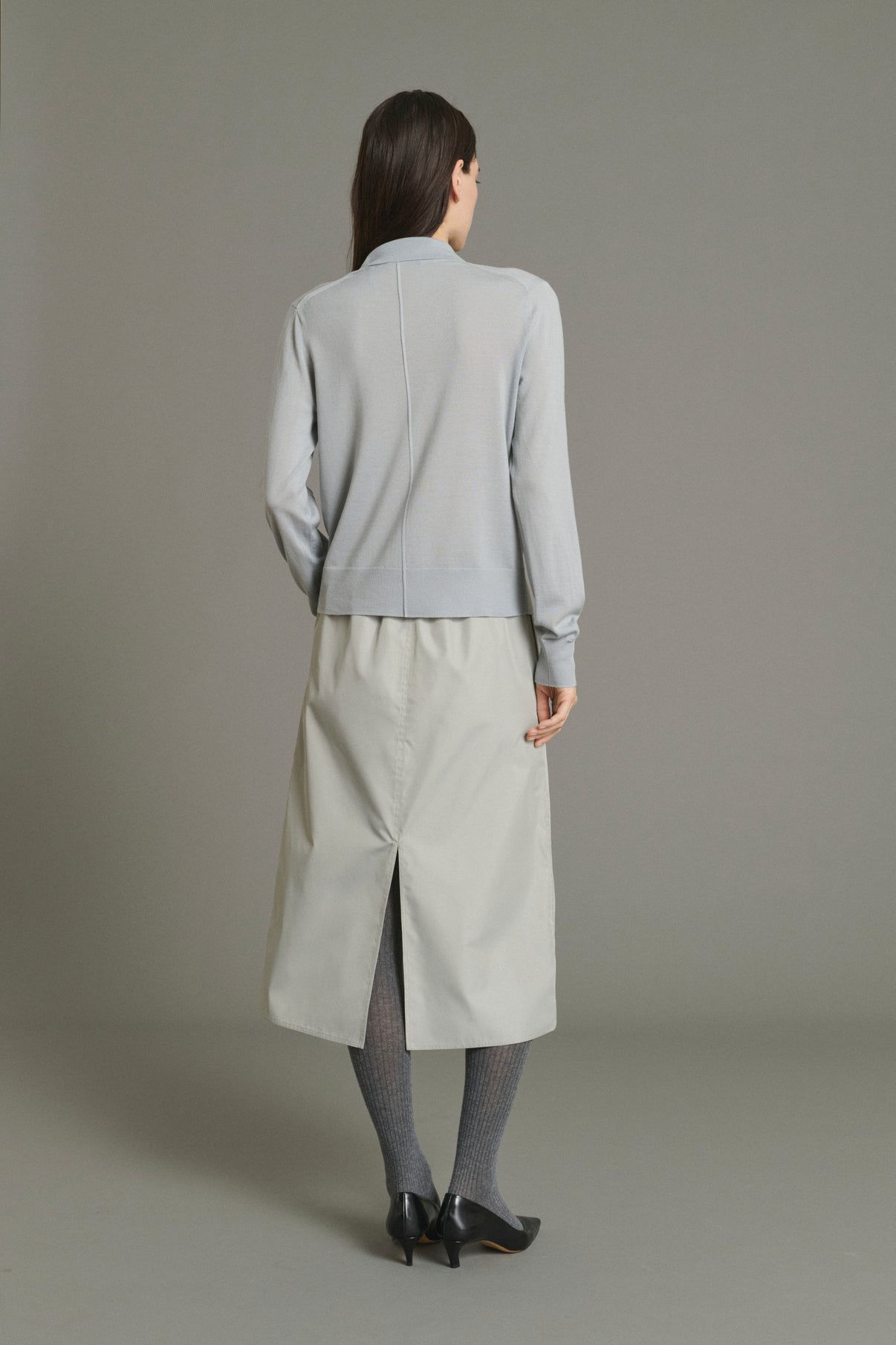 Cardigan Hailey - Hellblau - Merinowolle - Damen vue 2