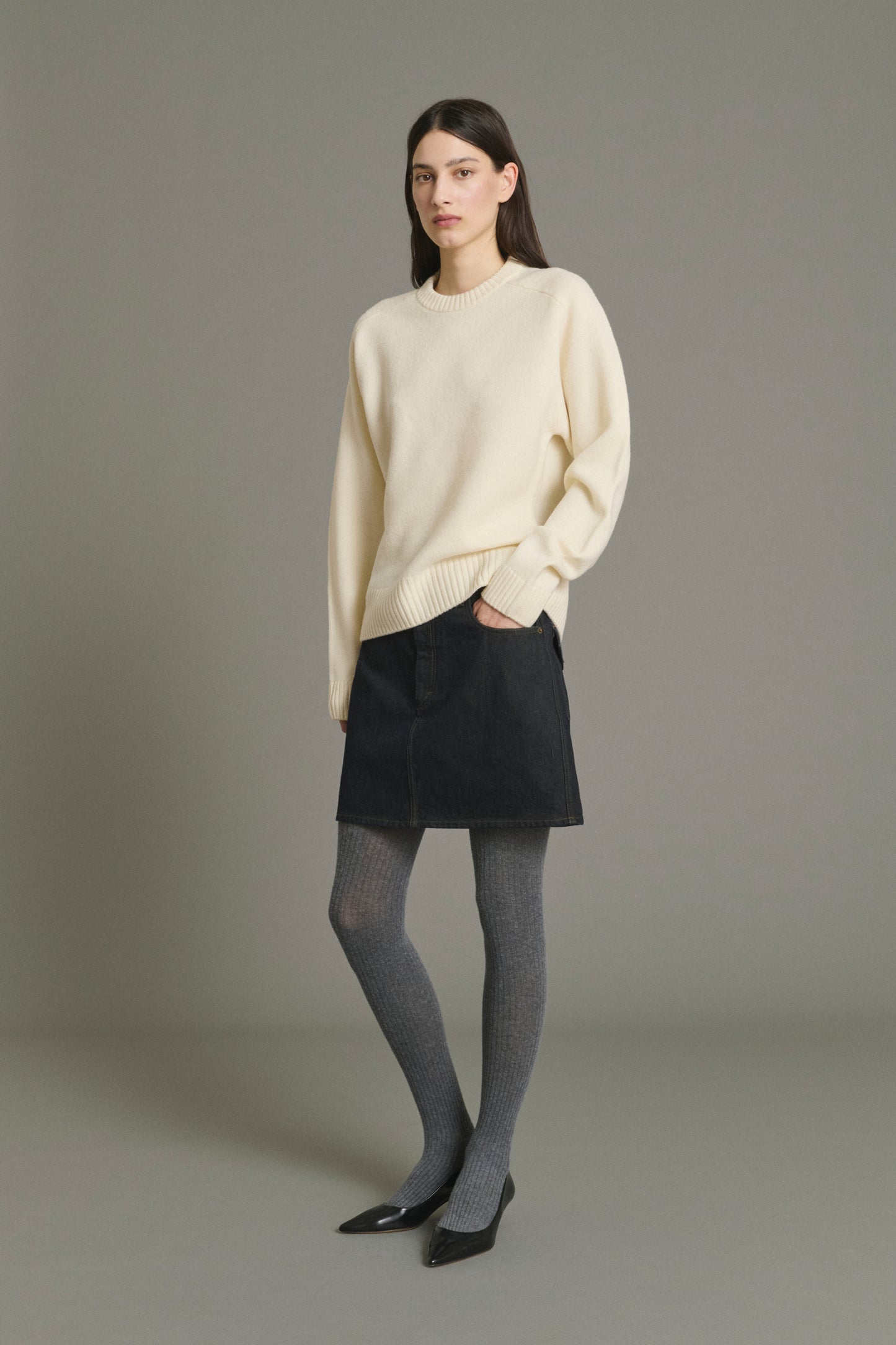 Jupe Lacy - Noir - Coton - Femme
