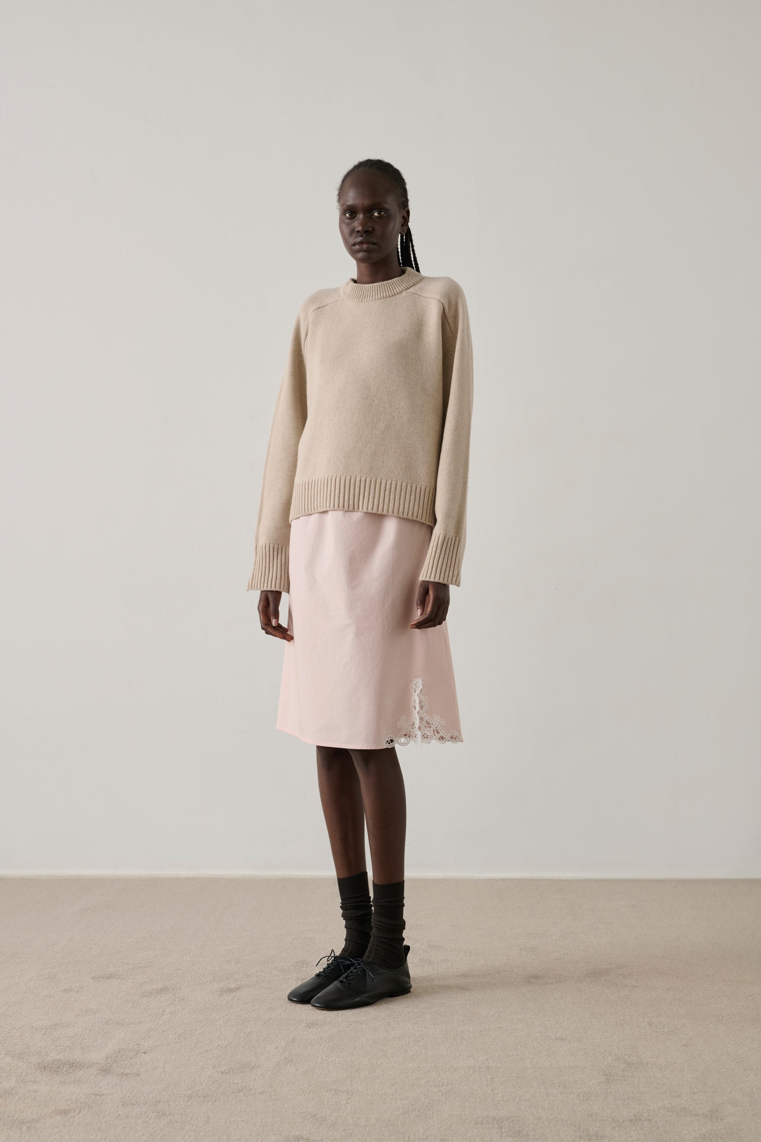 Pullover Will - Ecru - Wolle - Damen