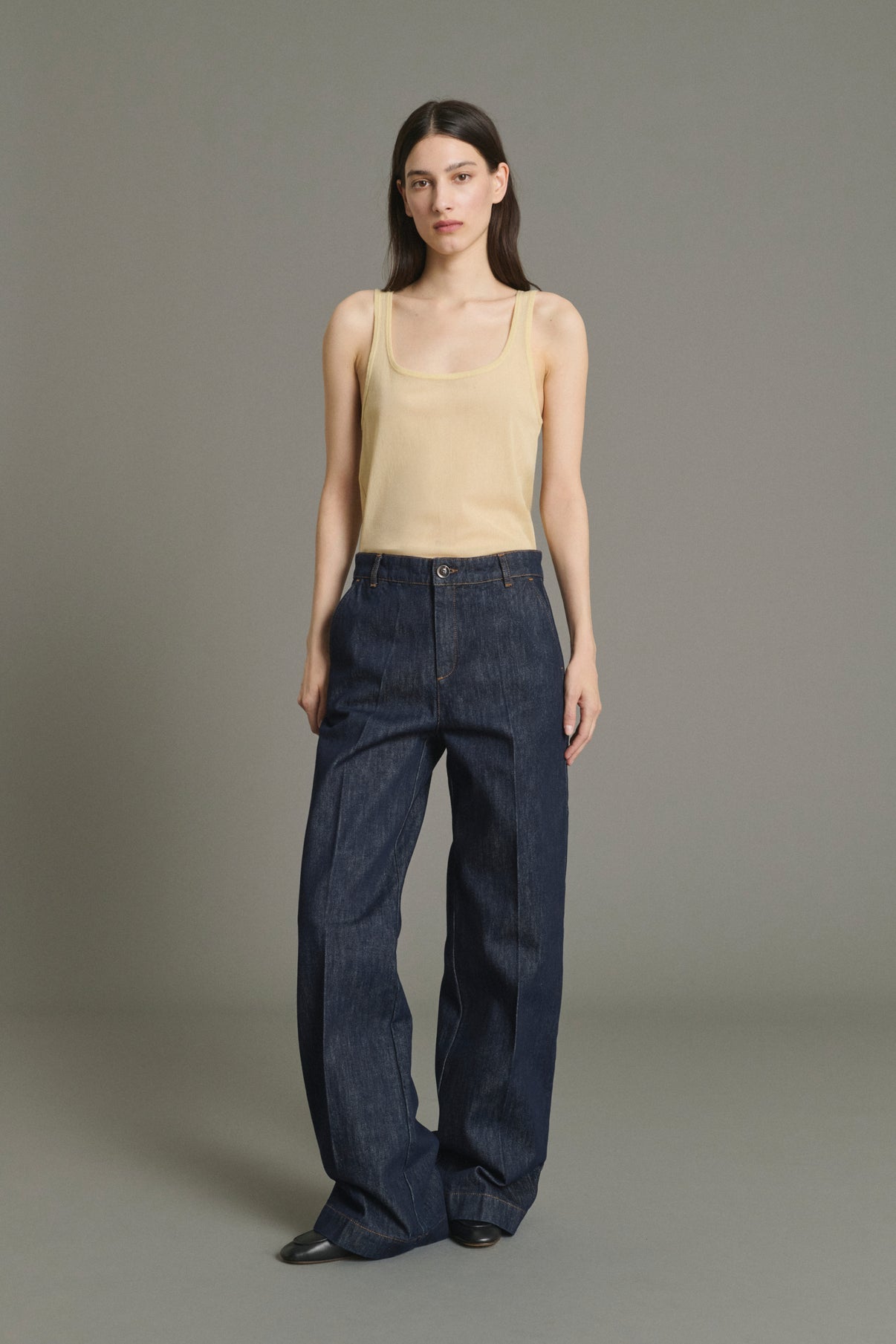 Jeans California - Grezzo Denim Évasé Donna - Soeur vue 5