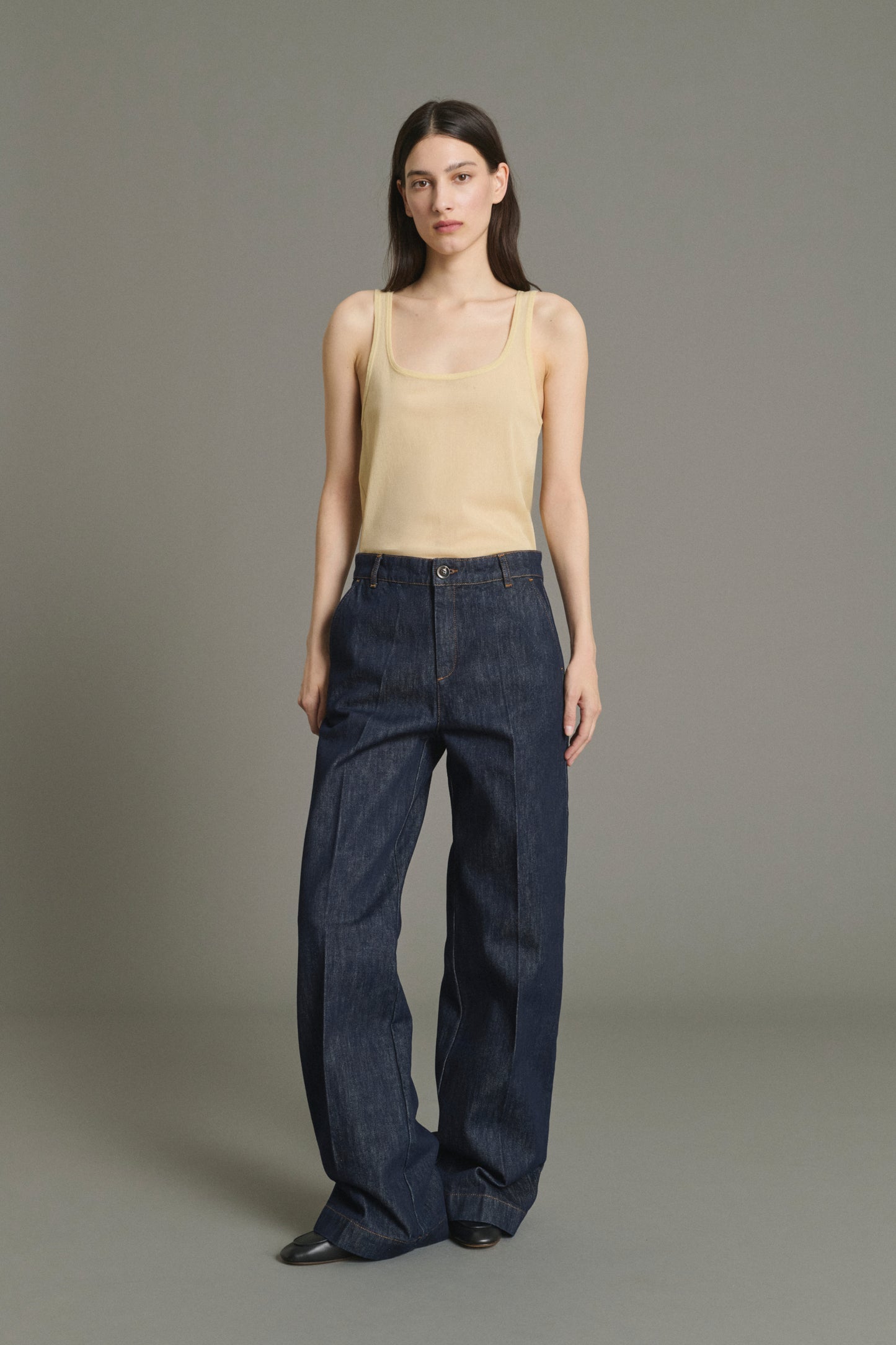 Jeans California - Grezzo Denim Évasé Donna - Soeur