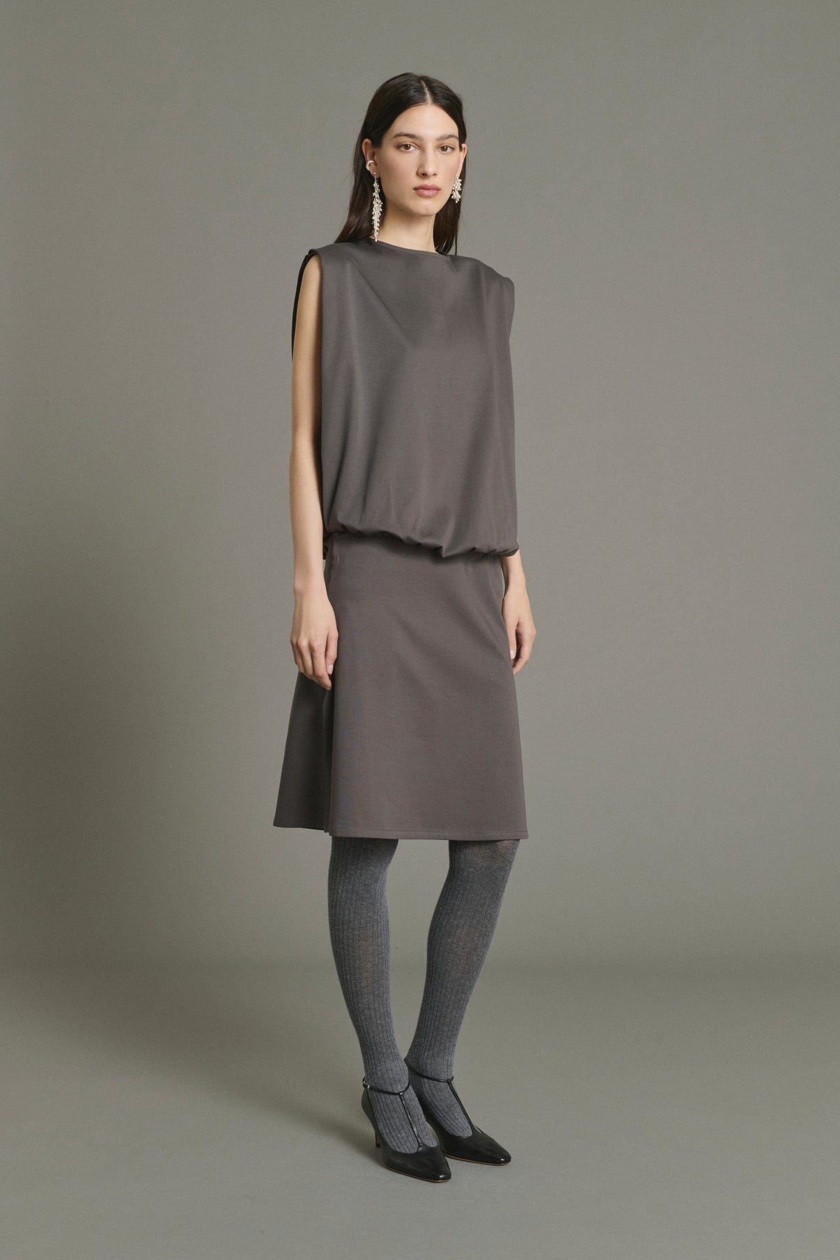 Kleid Jolene - Schiefer - Baumwolle - Damen vue 3