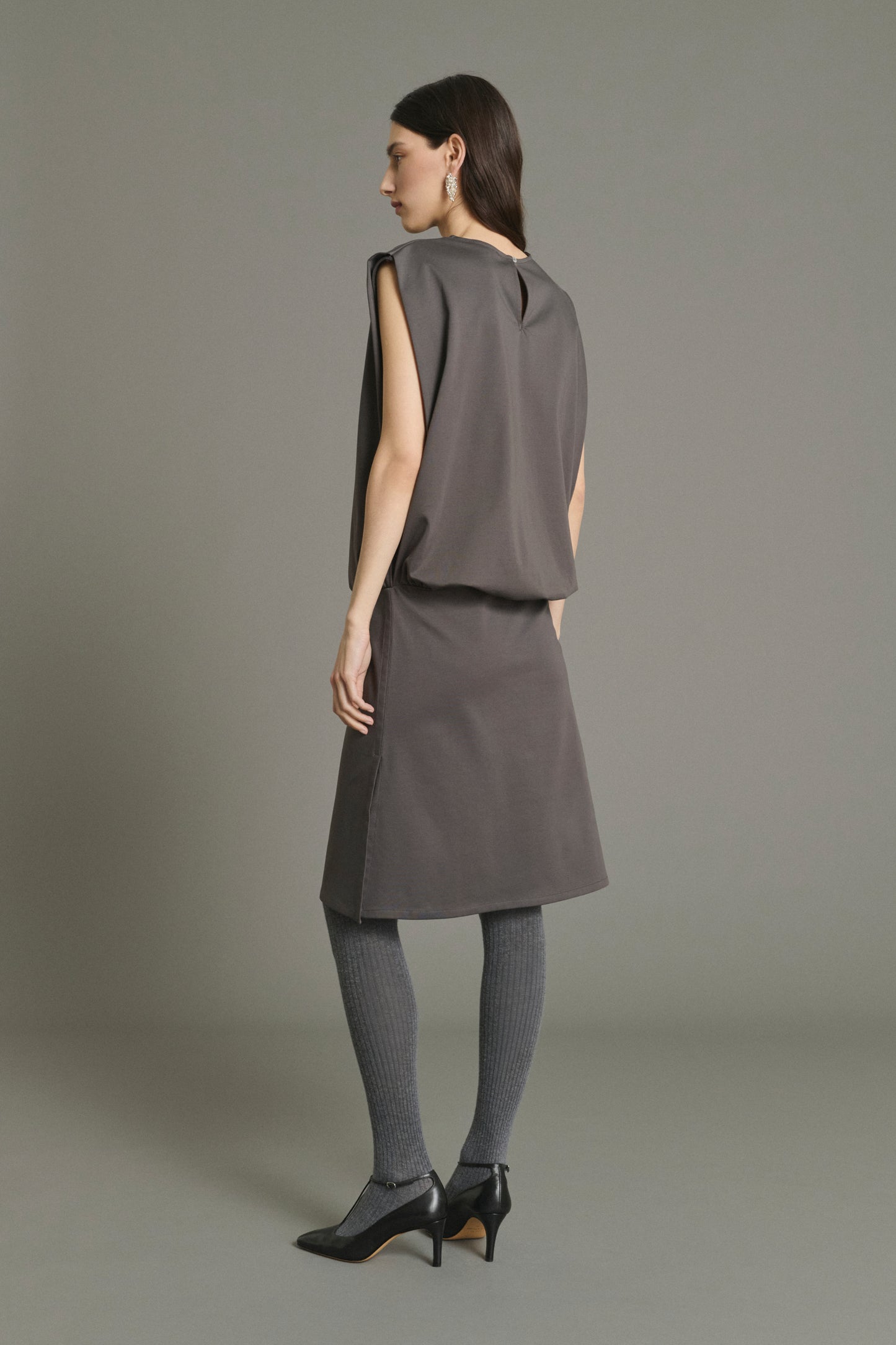 Kleid Jolene - Schiefer - Baumwolle - Damen