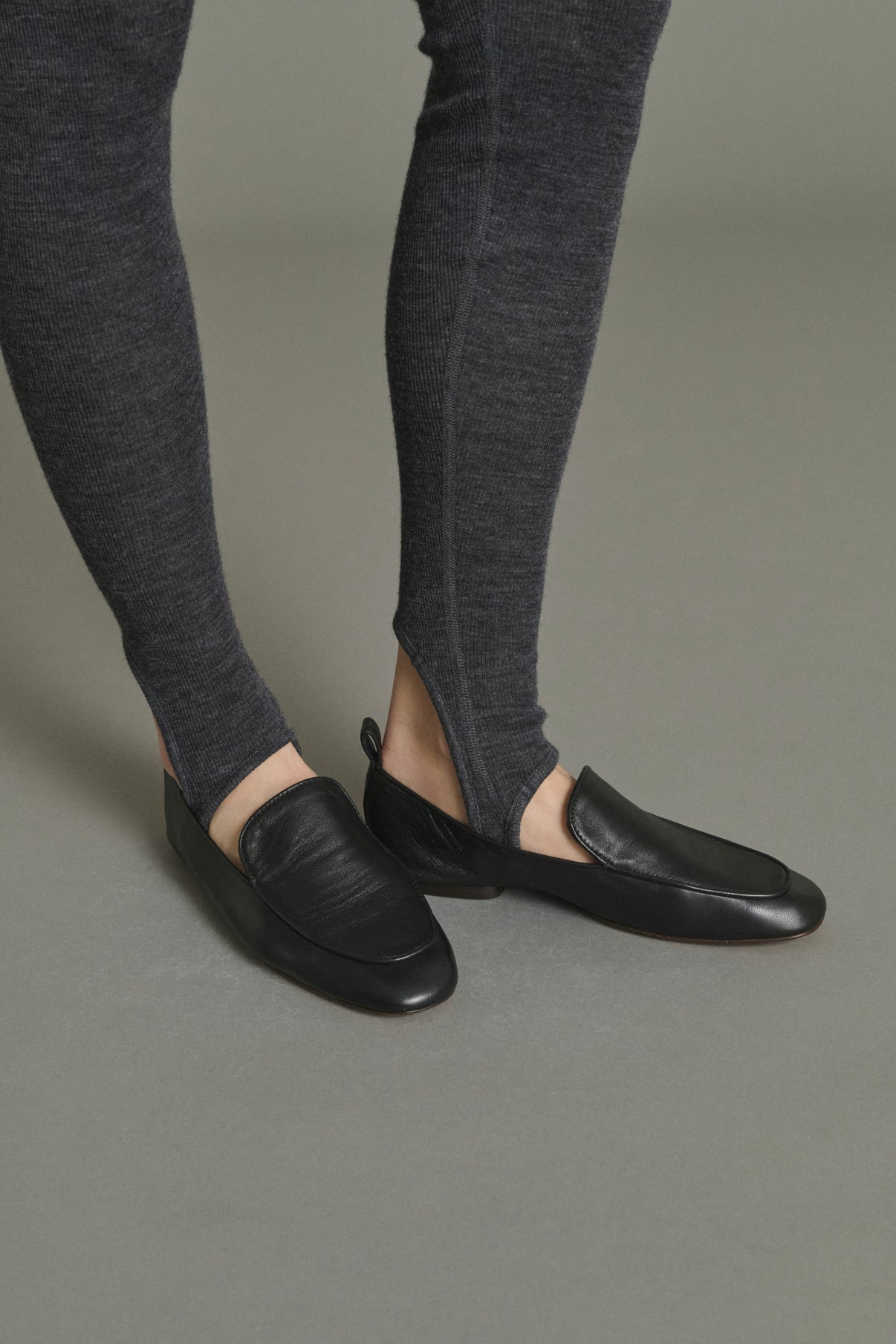 Mokassins Nine - Schwarz - Leder - Damen vue 2