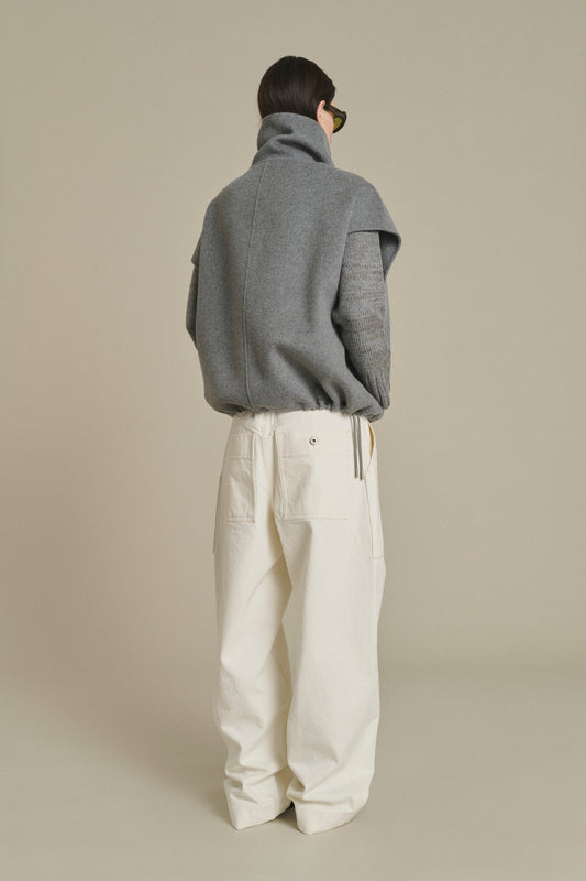 Giubbotto Juno - Grigio chiaro - Lana - Donna