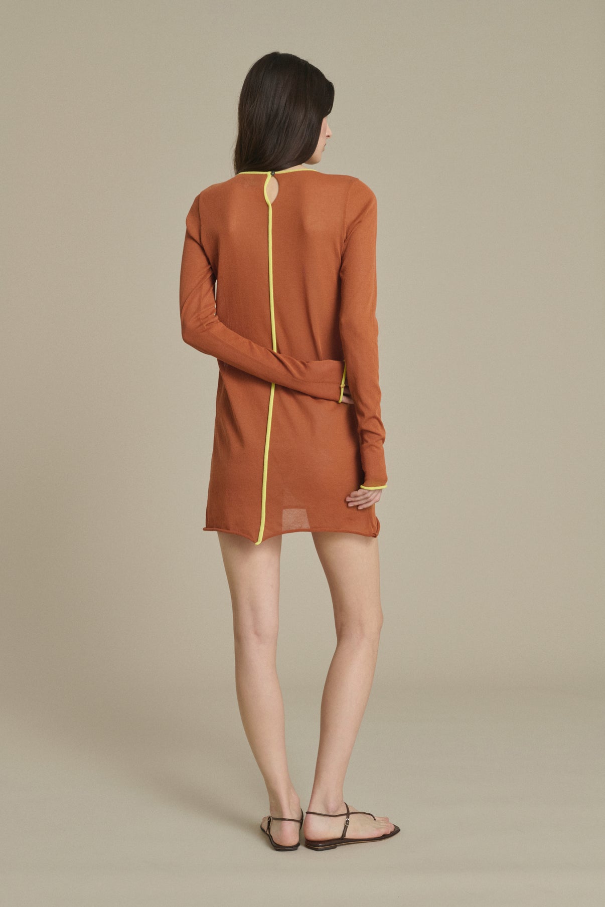Robe Irene mini caramel en maille Soeur & TL180 - Soeur vue 2