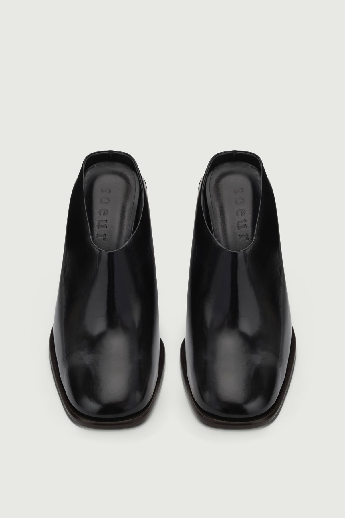 Mules Elba - Schwarz - Leder - Damen vue 3