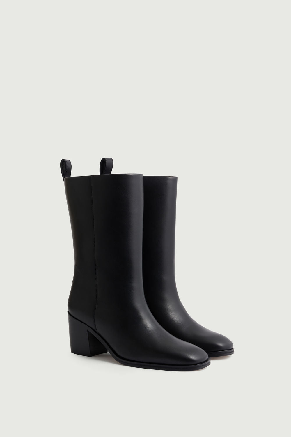 Bottines Cara - Noir - Cuir - Femme vue 2