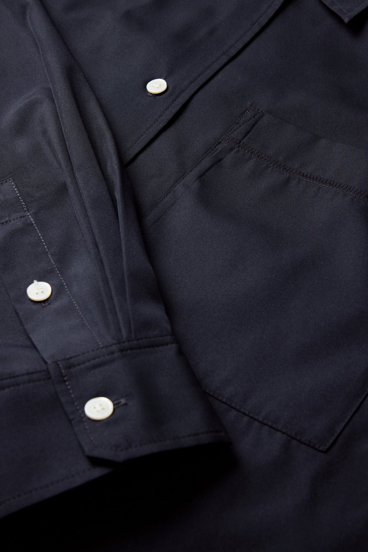 Jupe Lili - Navy Toile Technique Évasée Femme - Soeur vue 5