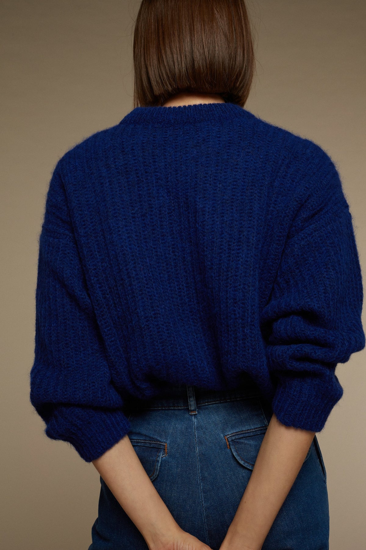 PULLOVER GINETTE MELIERTES ECRU vue 5