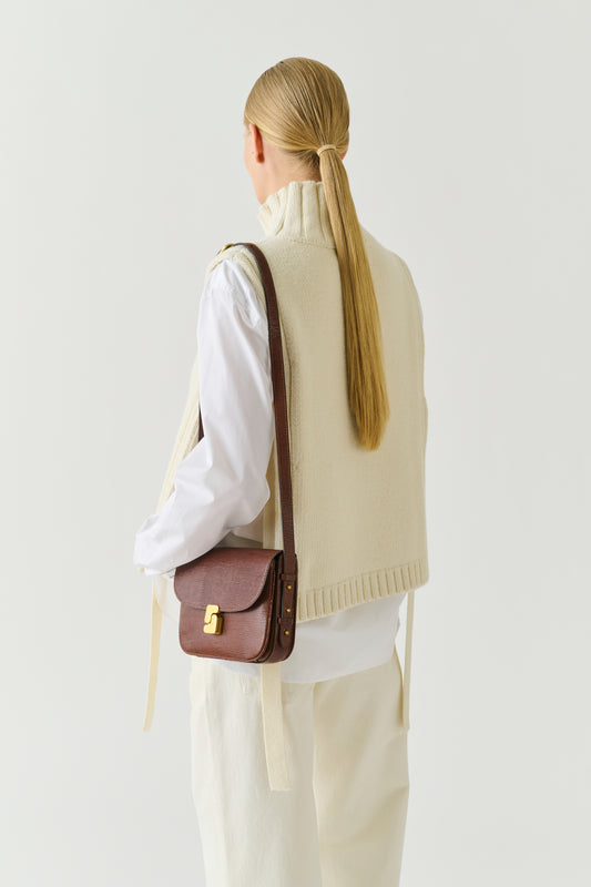 Sac Bellissima Mini - Cognac Cuir - Soeur