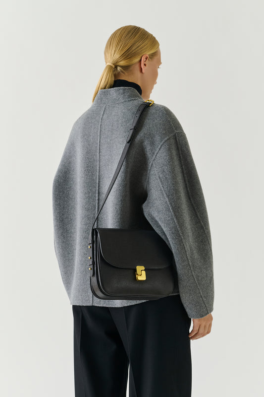 Sac Bellissima Maxi - Noir - Cuir - Femme