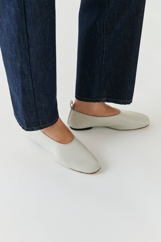 Ballerine Bala - Grigio Chiaro - Pelle - Donna