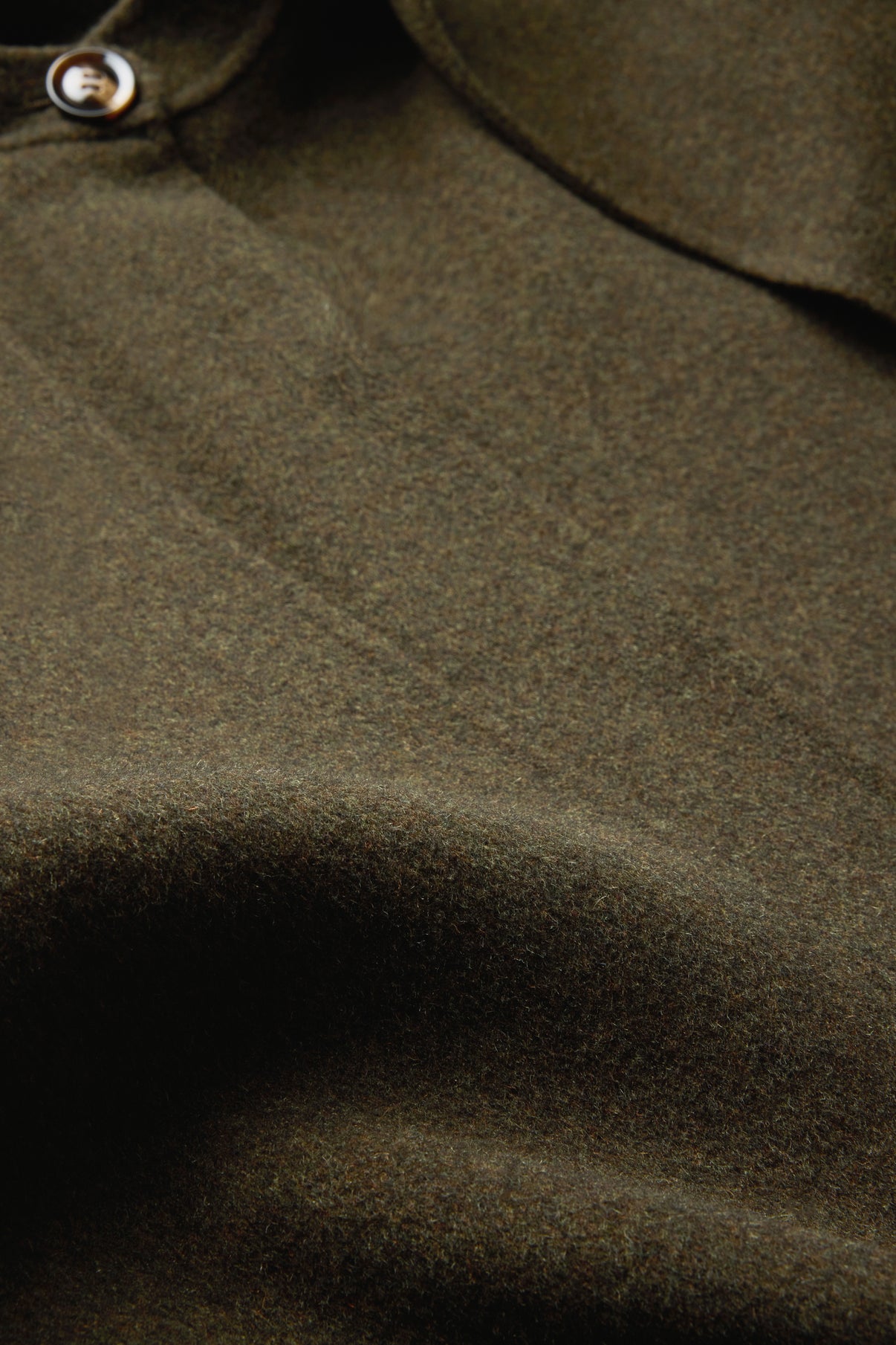 Finn coat - Khaki Marl - Wool - Women vue 9