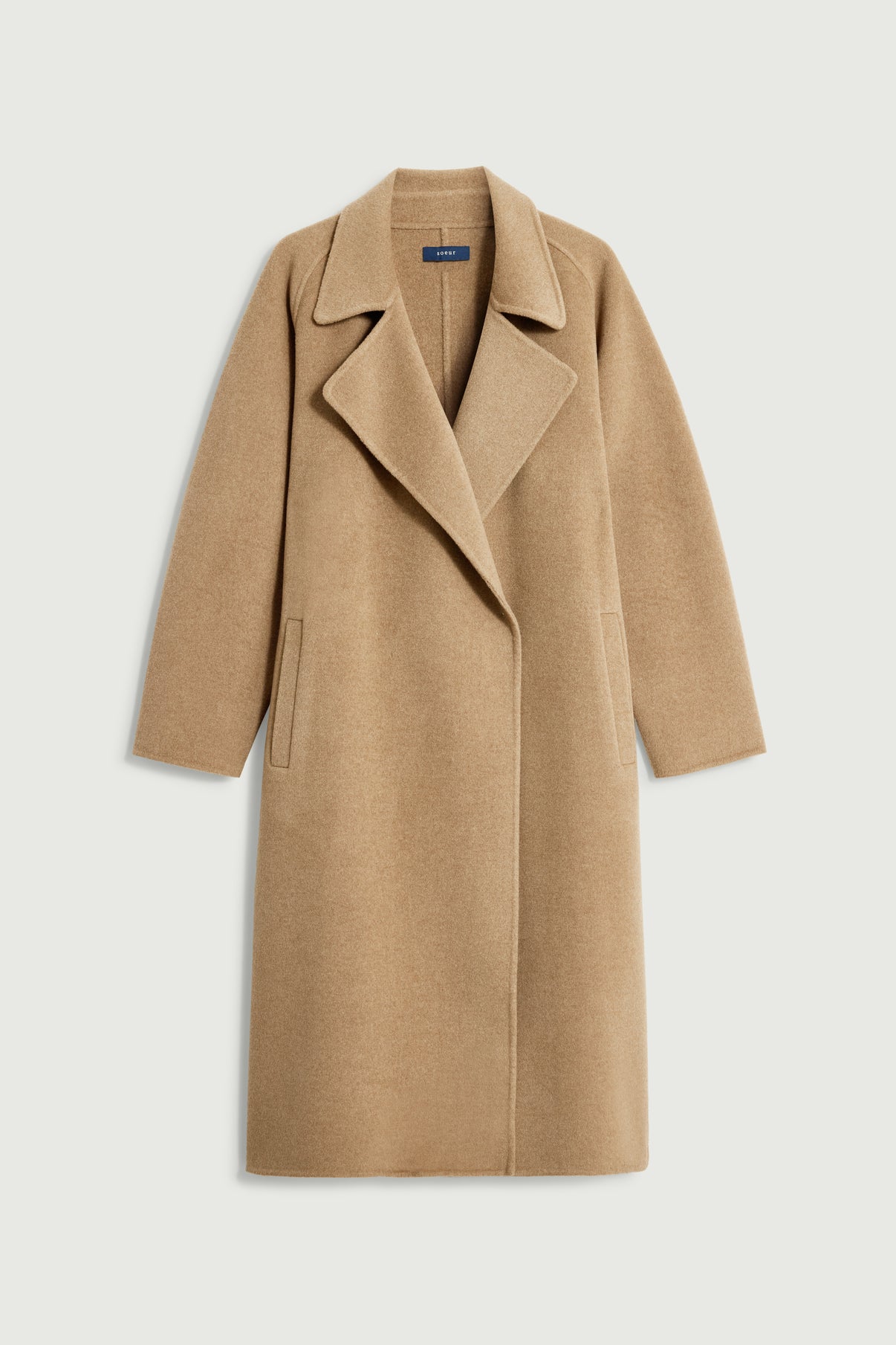 Manteau Harvard - Camel Chiné - Laine - Femme vue 6