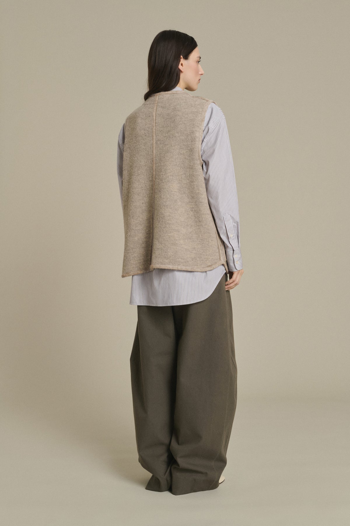 VESTE CHICAGO BEIGE/GRIS vue 4