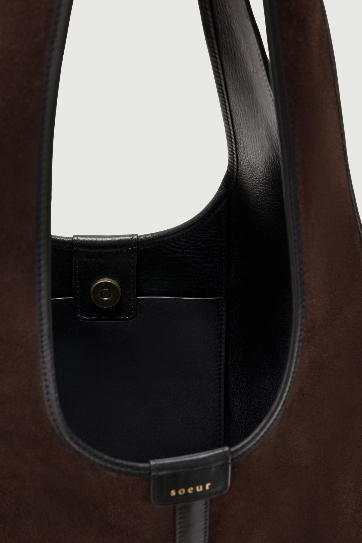 Cabas Douce – Dunkelbraun – Leder – Damen vue 4