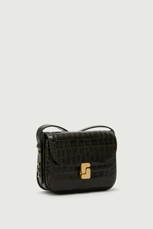 Tasche Bellissima Mini - Olivgrün - Leder - Damen