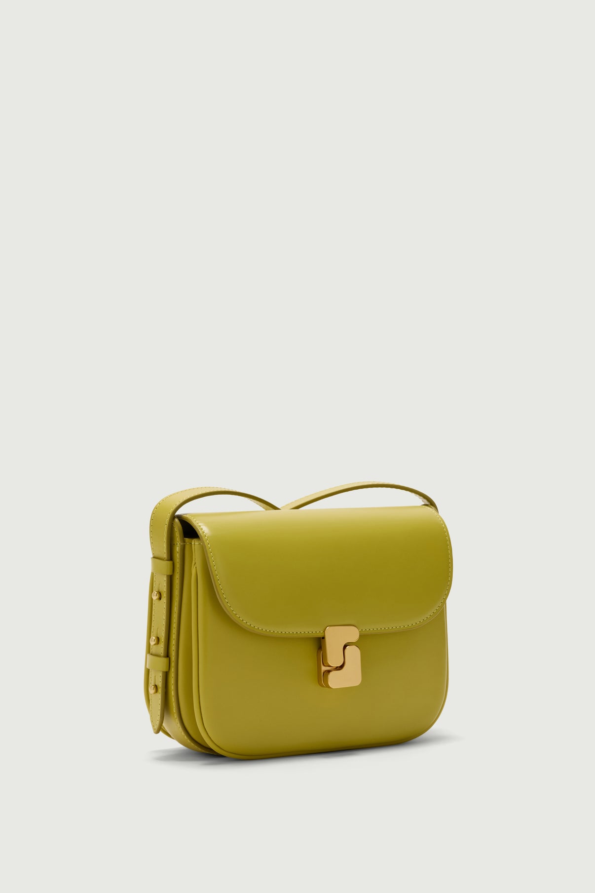 Sac Bellissima Mini - Jaune Néon - Cuir - Femme vue 3