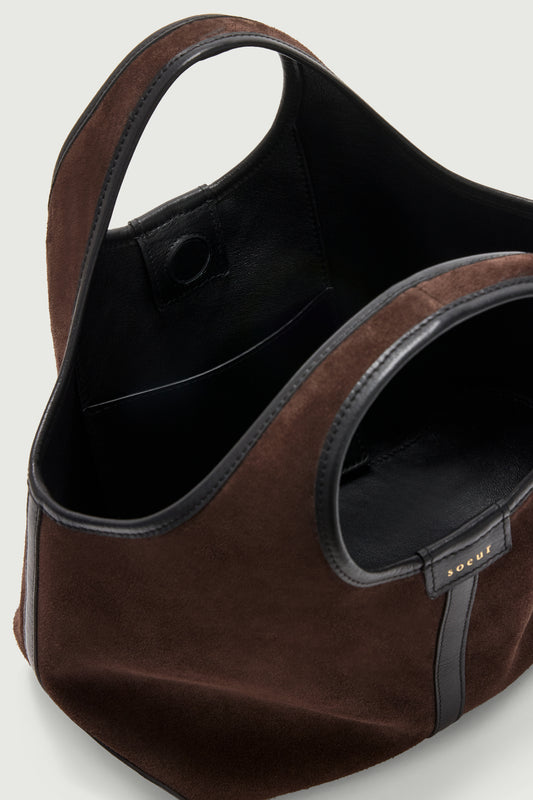 Sac Douce Mini - Marron Foncé - Cuir - Femme