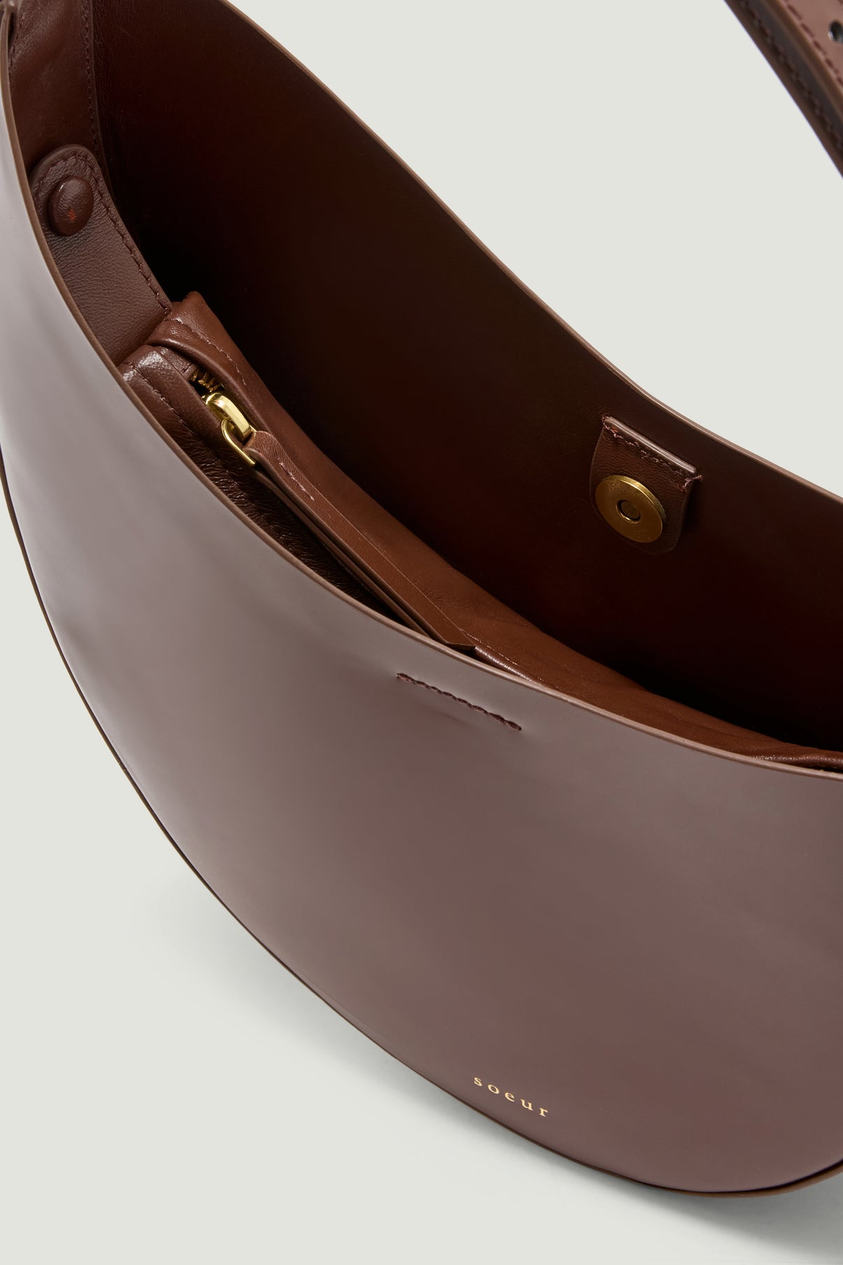 Sac Wino - Cognac - Cuir - Femme vue 4