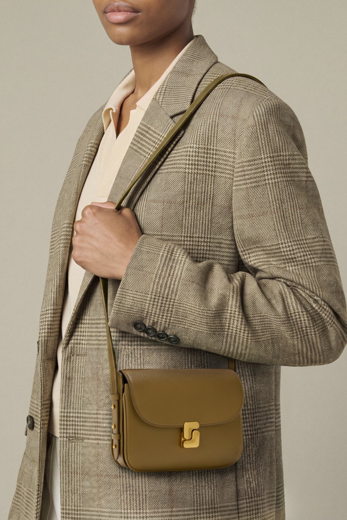 Sac Bellissima Mini - Bronze Cuir Grainé - Soeur