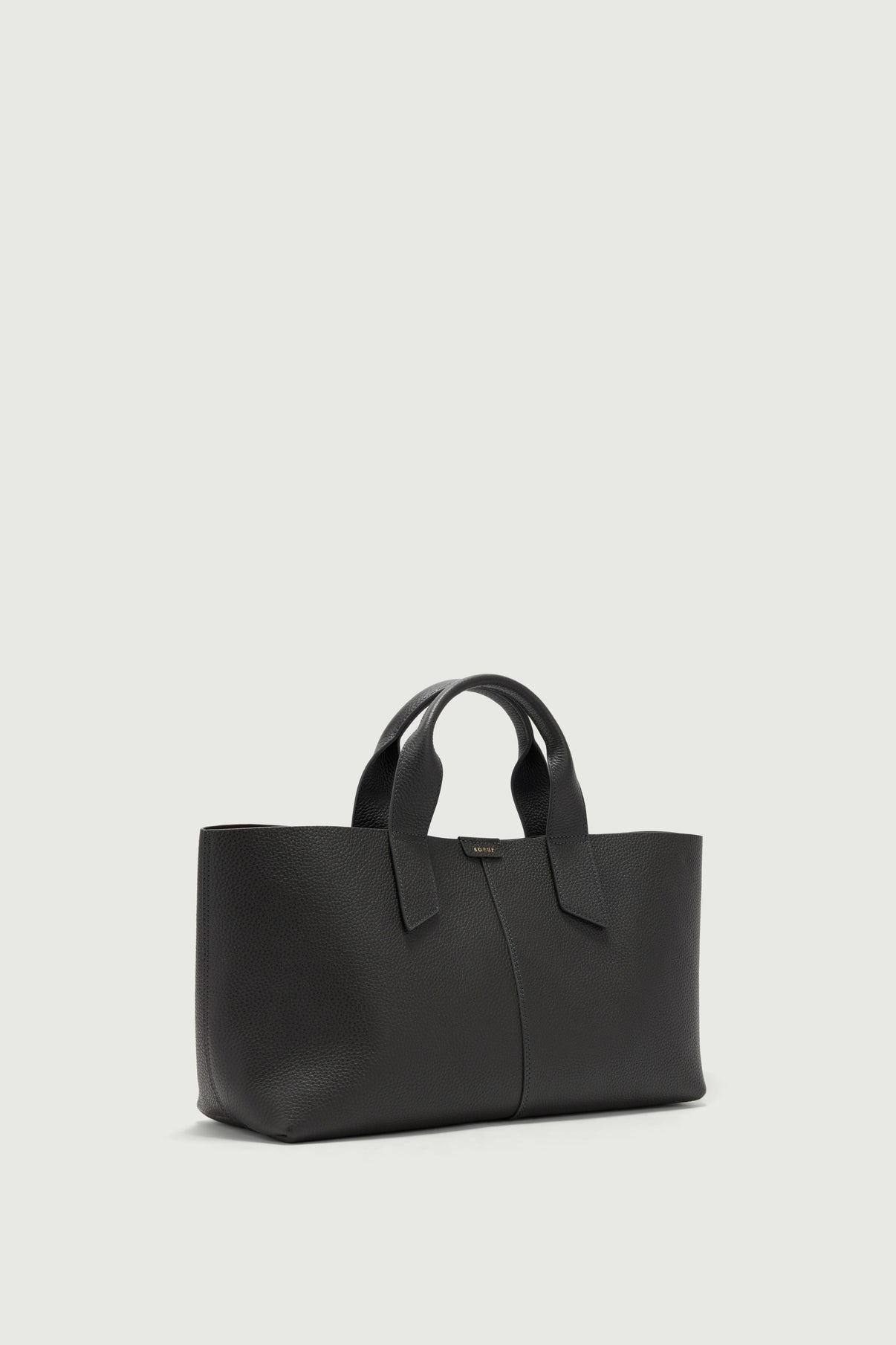 Tasche Suave - Stahl - Leder - Damen vue 2