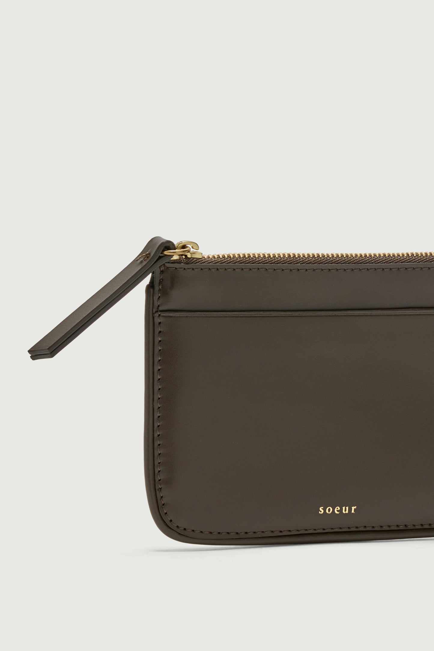 Porte-Cartes Arsene - Kaki - Cuir - Femme