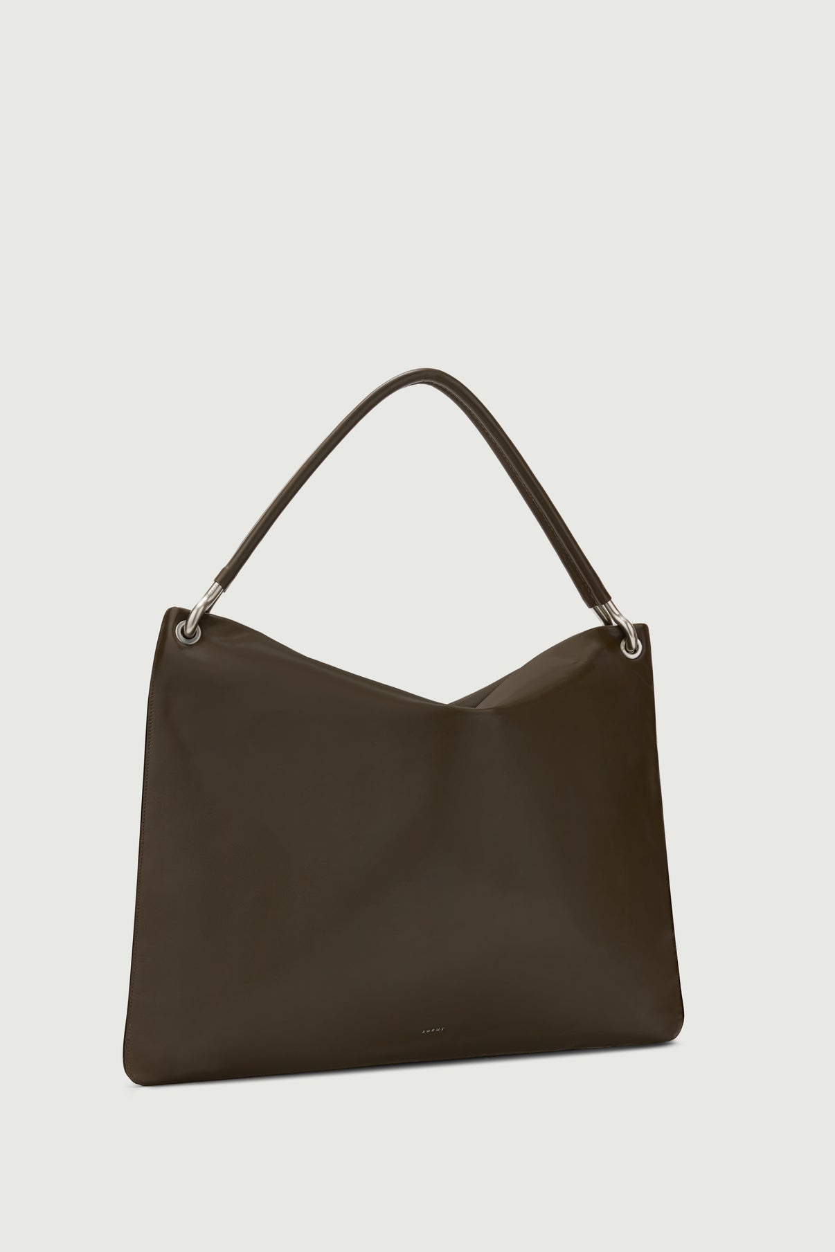 Gia Tote Bag - Khaki - Leather - Women vue 2