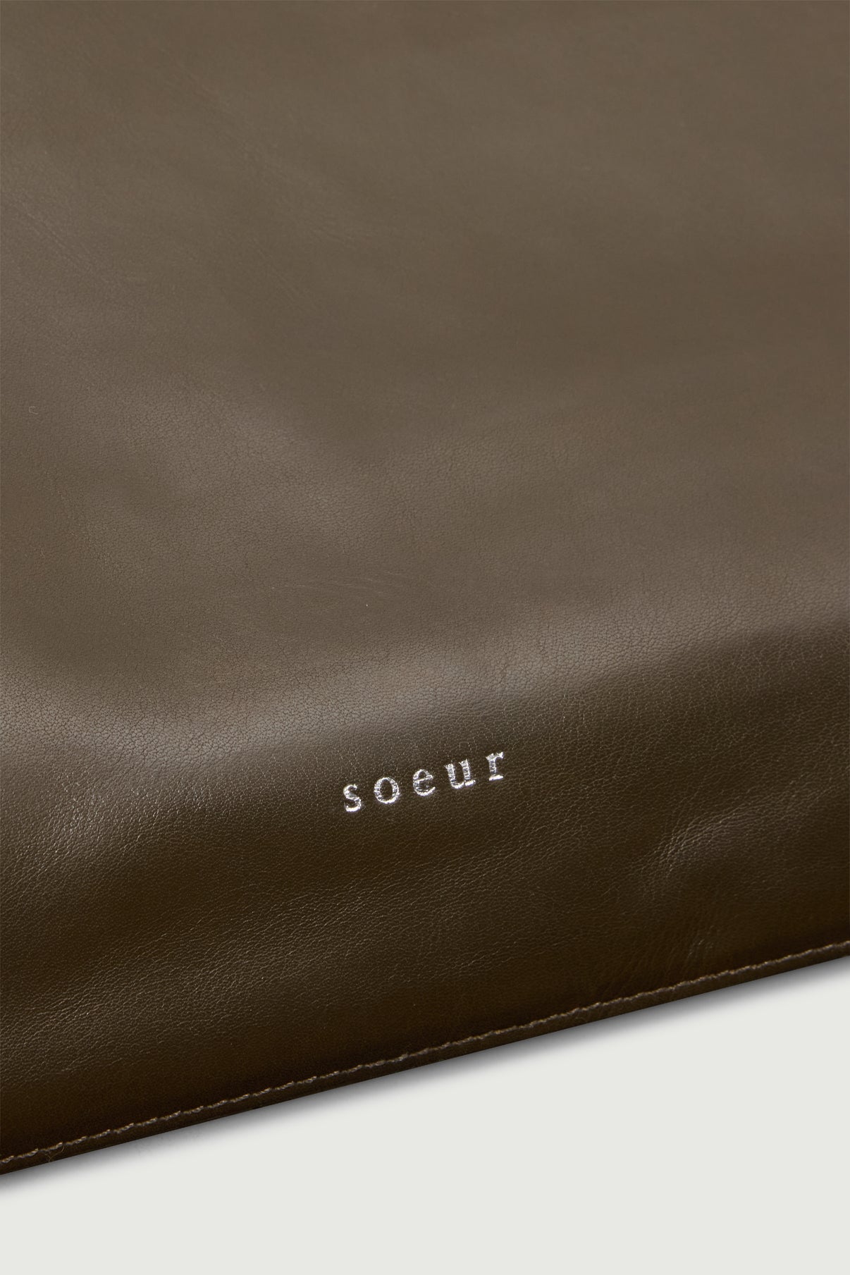 Gia Tote Bag - Khaki - Leather - Women vue 4