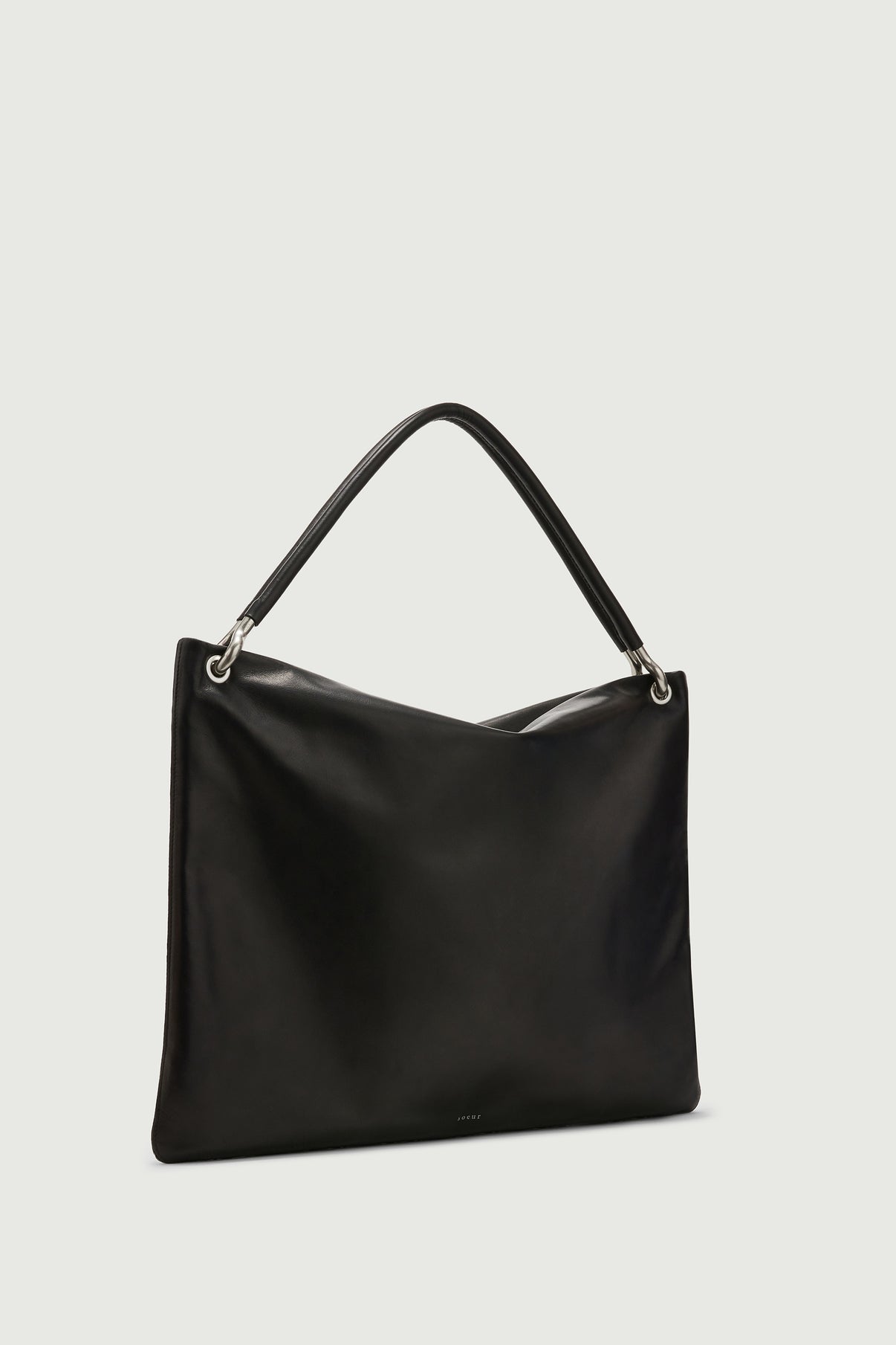 Cabas Gia - Noir - Cuir - Femme vue 2