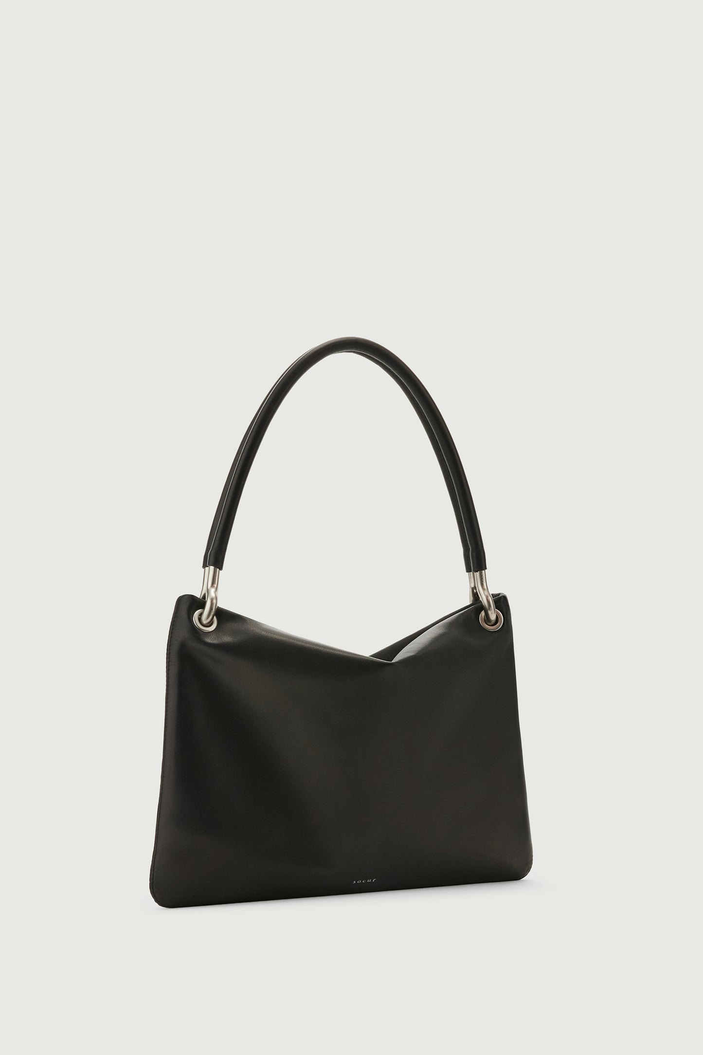 Cabas Gia Mini - Noir - Cuir - Femme